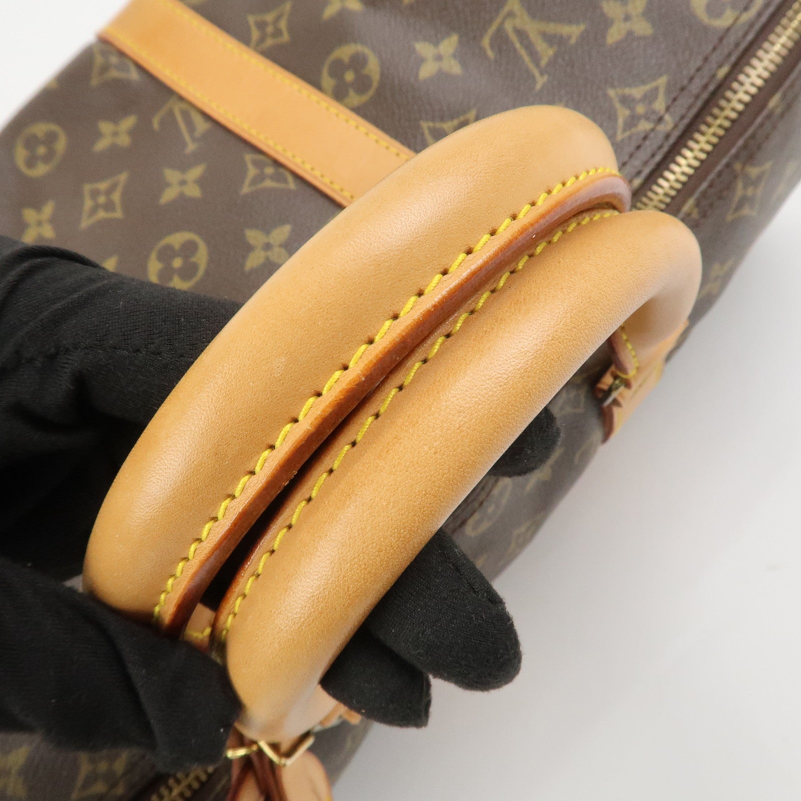 Louis Vuitton Monogram Keep All 45 Bandouliere Boston Bag M41418