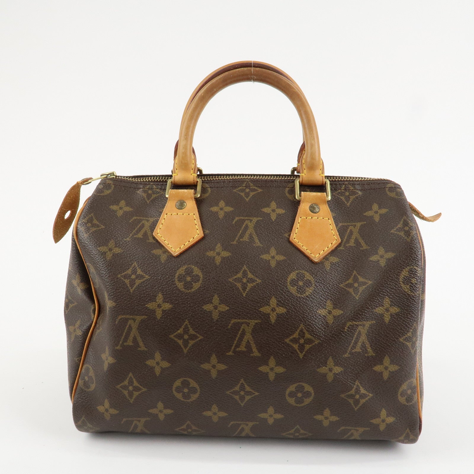 Louis Vuitton Monogram Speedy 25 Hand Bag Boston Bag M41528 Used