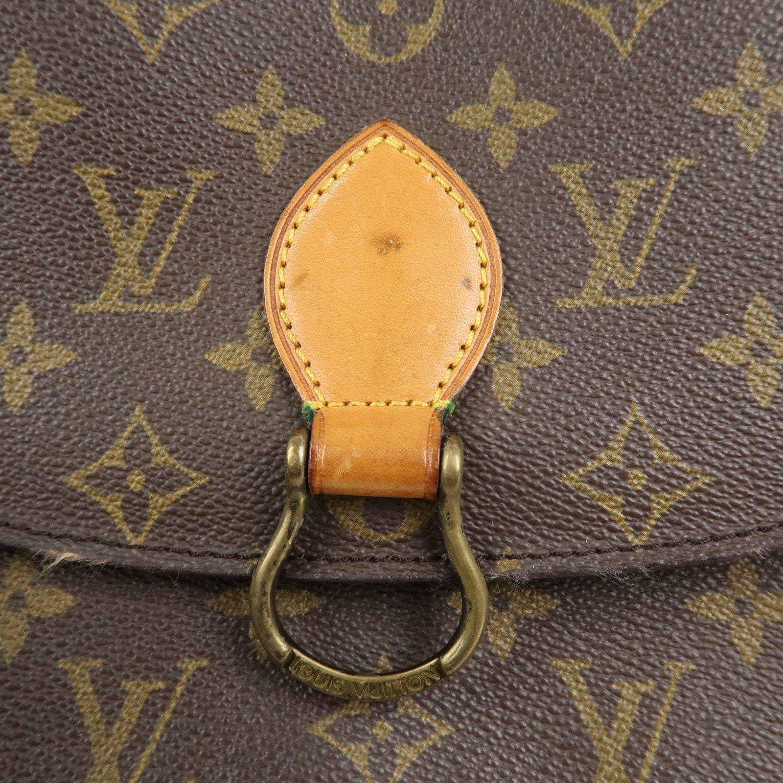 Louis Vuitton Monogram Saint Cloud MM Shoulder Bag Brown M51243