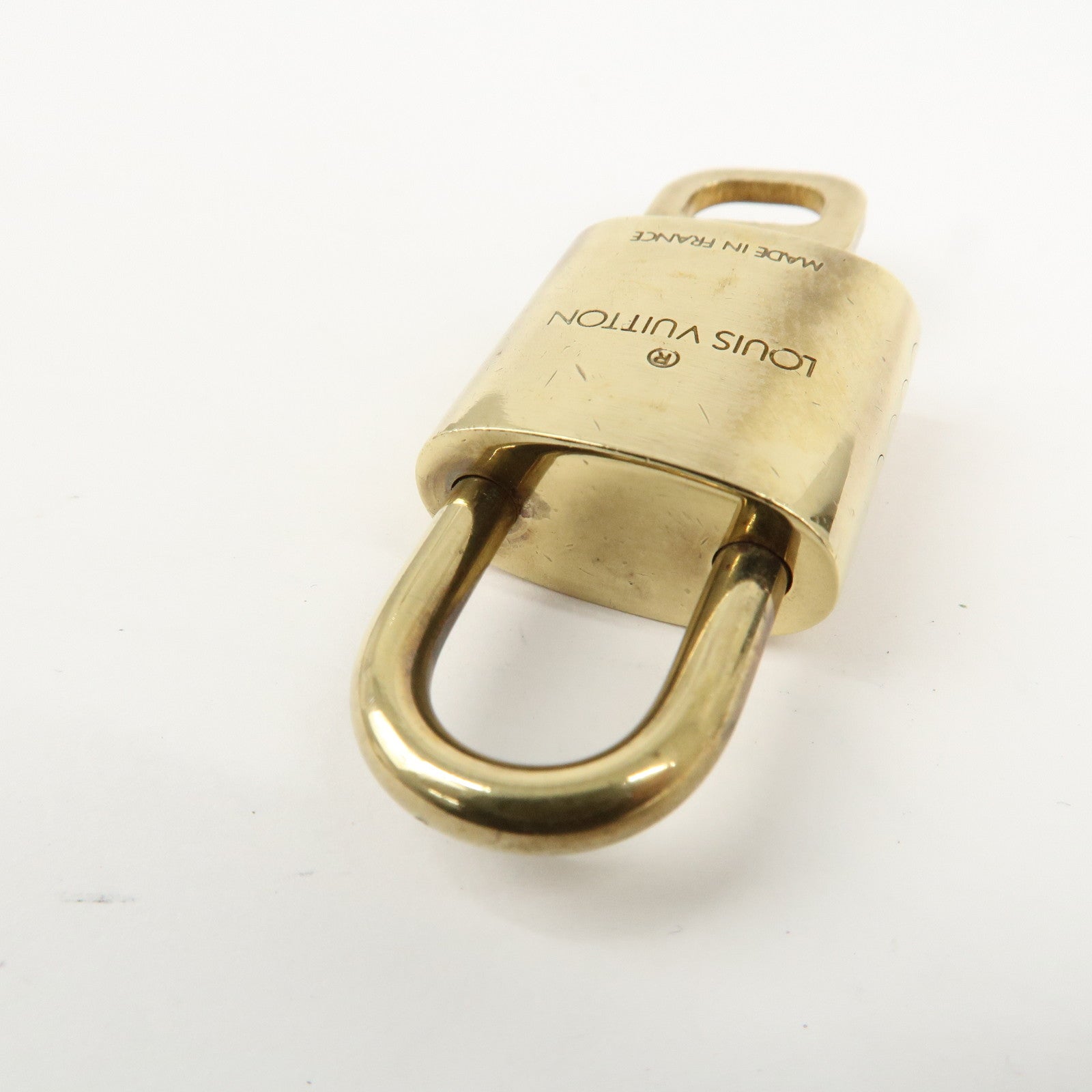 Louis Vuitton Set of 10 Lock & Key Cadena Key Lock Metal Gold Used