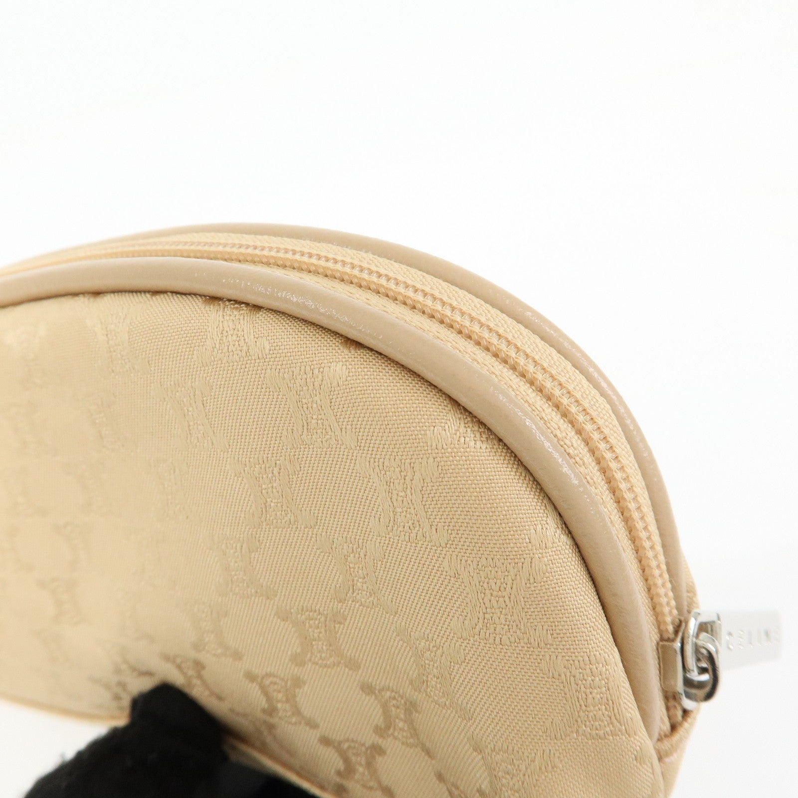 CELINE Macadam Set of 2 Sunglasses Case Handkerchief Beige Blue