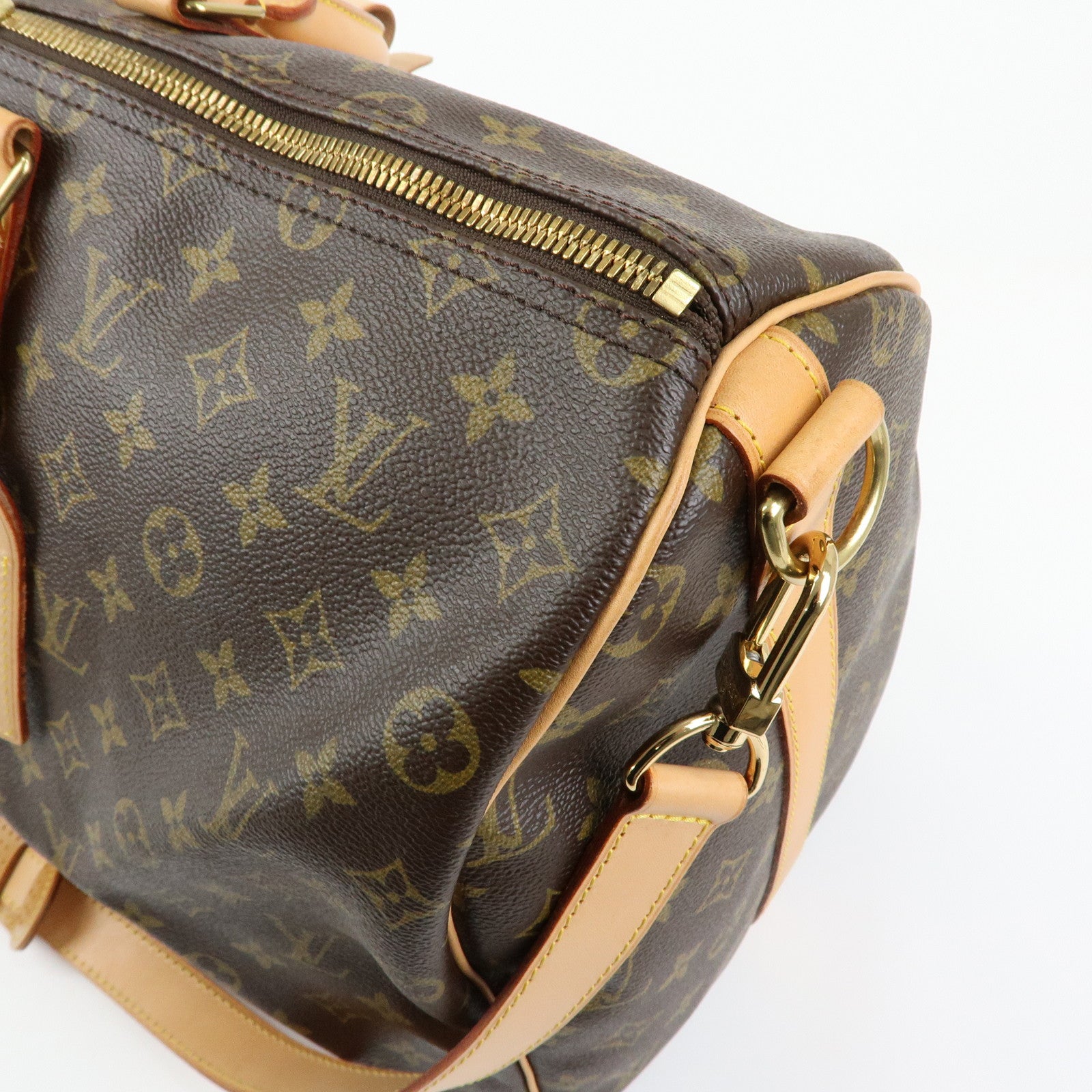 Louis Vuitton Monogram Keep All Bandouliere 50 Boston Bag M41416