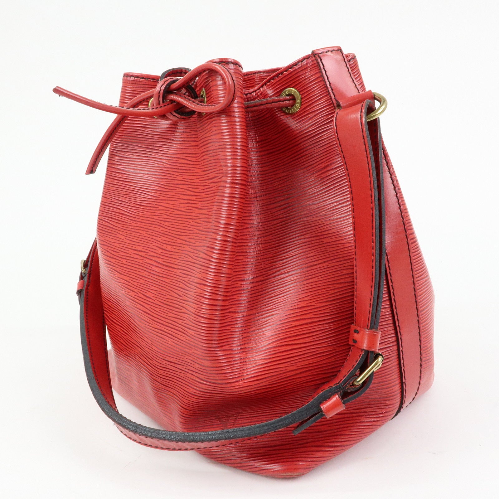 Louis Vuitton Epi Petit Noe Shoulder Bag Castilian Red M44107