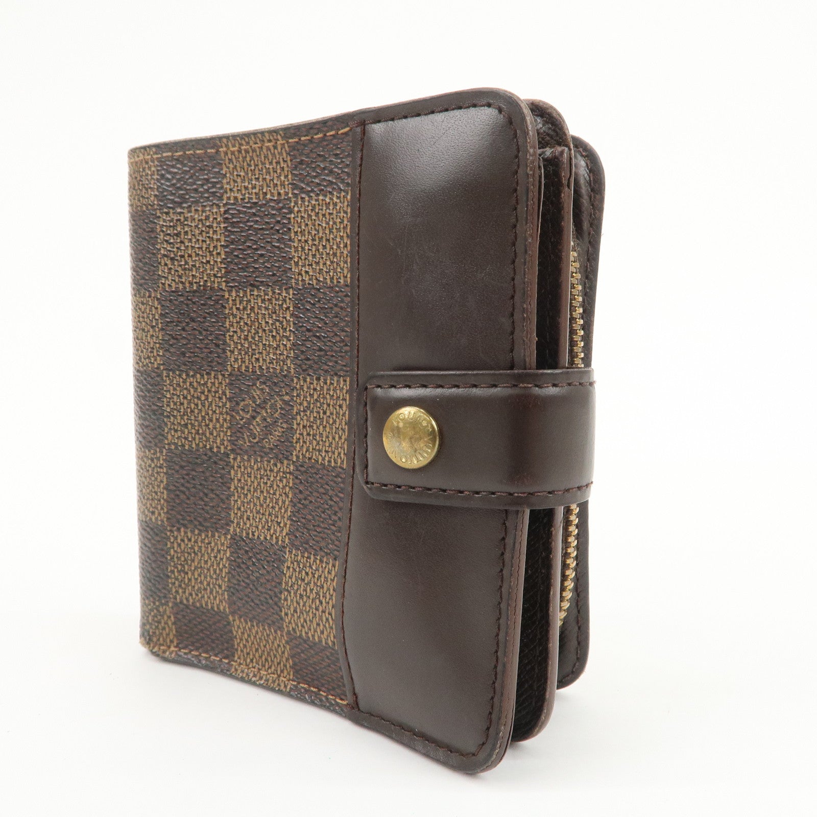 Louis Vuitton Damier Compact Zippy Bi-fold Small Wallet N61668