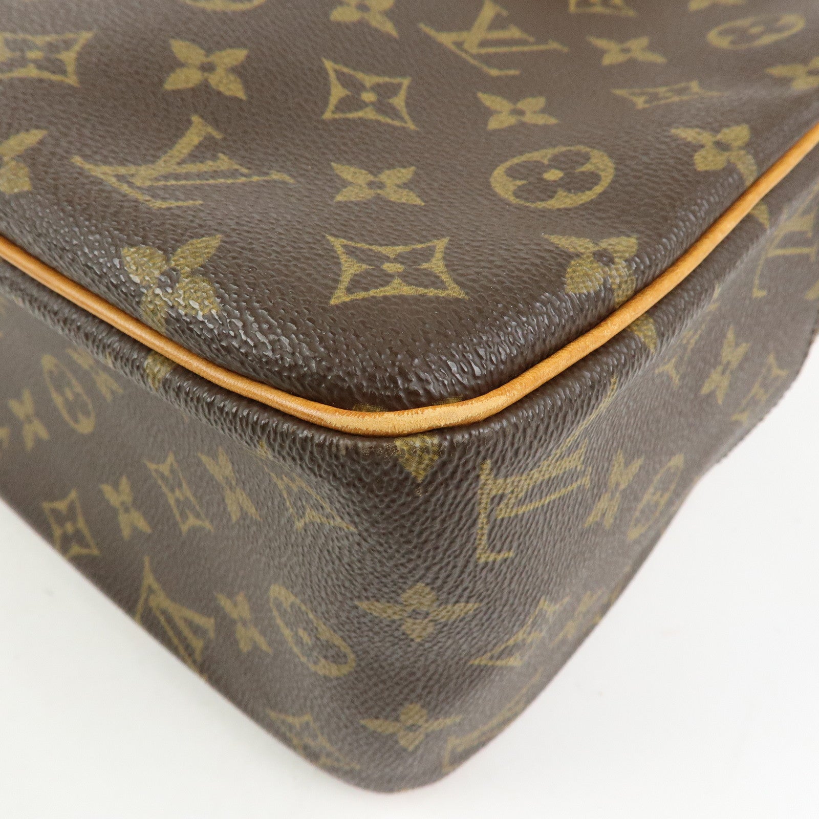 Louis Vuitton Monogram Cite GM Shoulder Bag Boston Bag Brown M51181