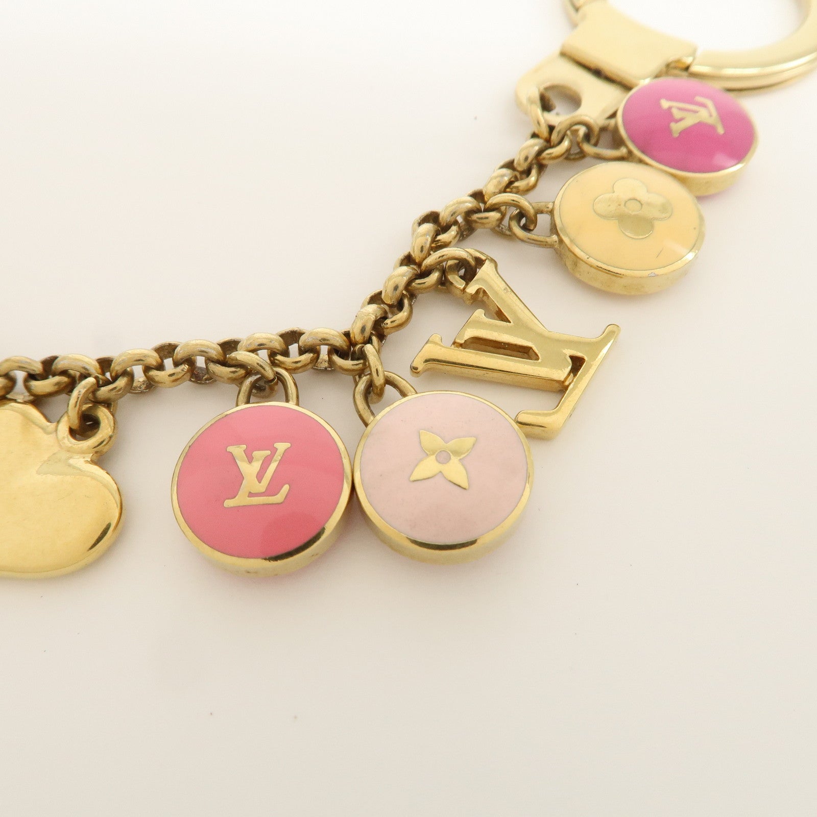 Louis Vuitton Porte Cles Chaine Pastilles Metal Key Chain M66172