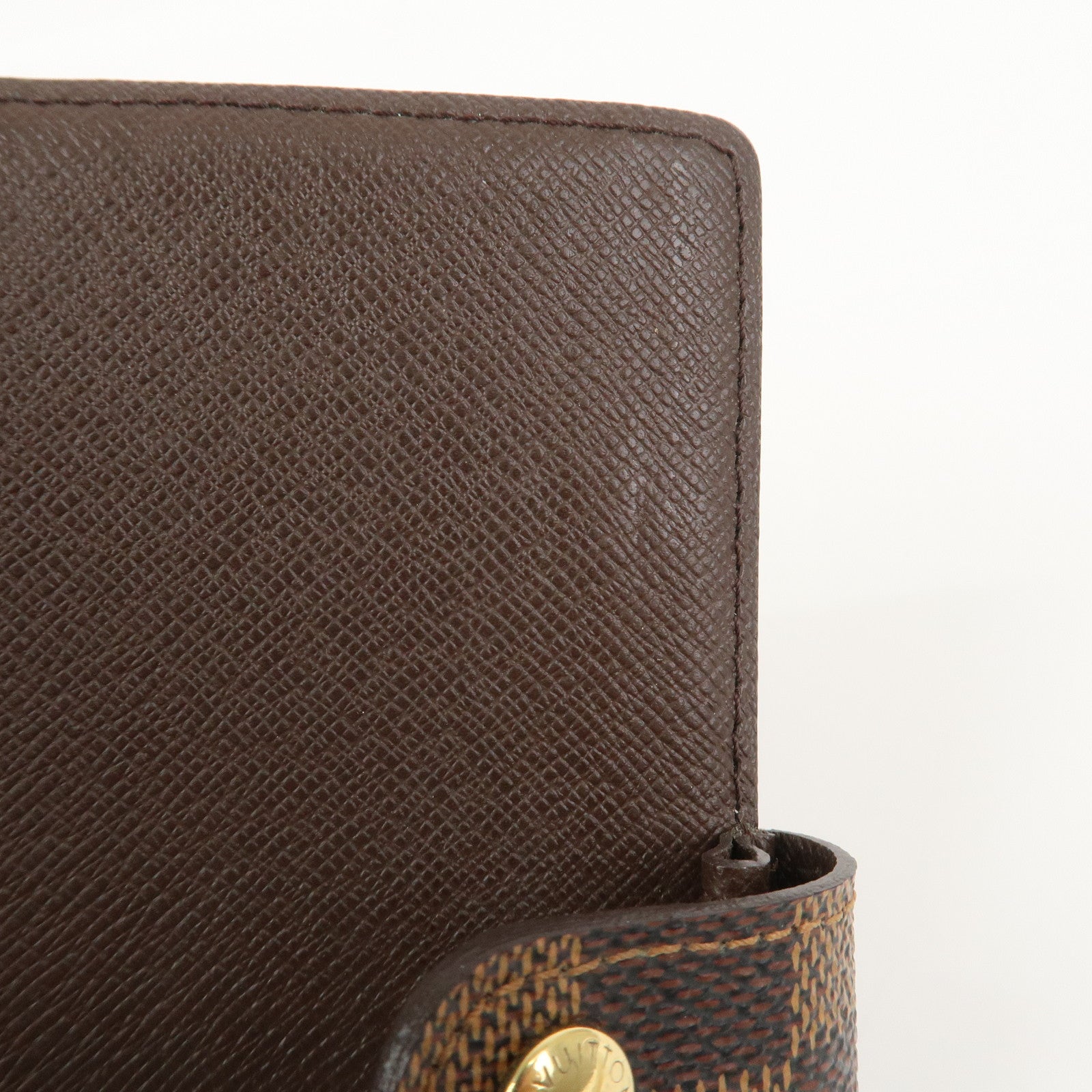 Louis Vuitton Damier Agenda PM Planner Cover Damier Ebene R20700