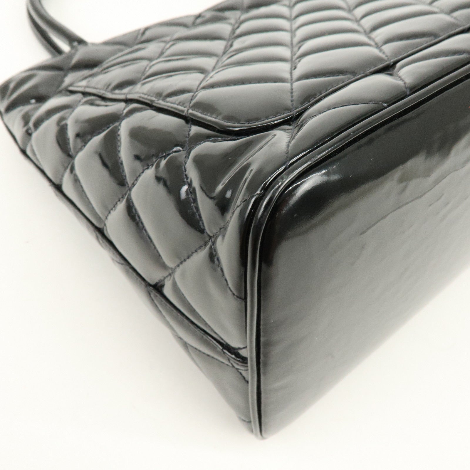 CHANEL Matelasse COCO Mark Medallion Tote Bag Hand Bag A01804