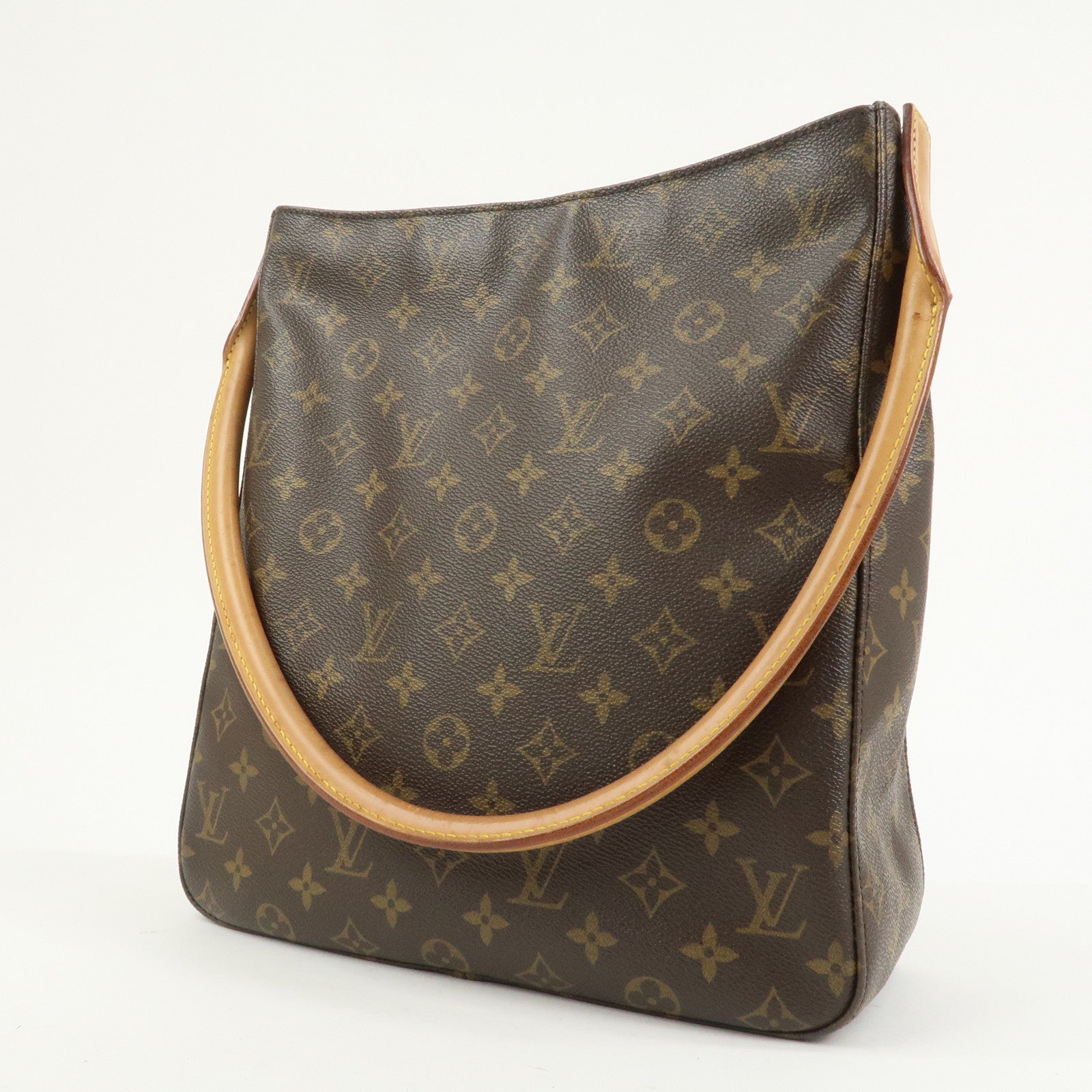 Louis Vuitton Monogram Looping GM Shoulder Bag Brown M51145