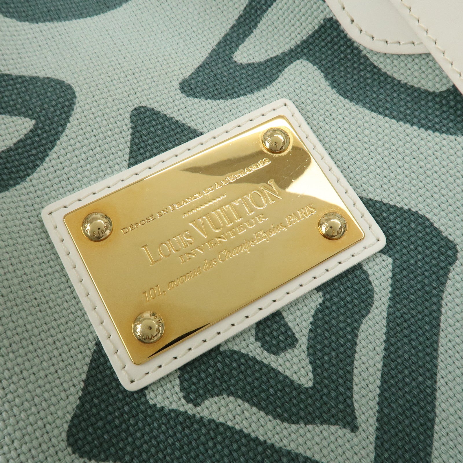 Louis Vuitton Cruise Line Tahitienne PM Shoulder Bag Green M95678 Used