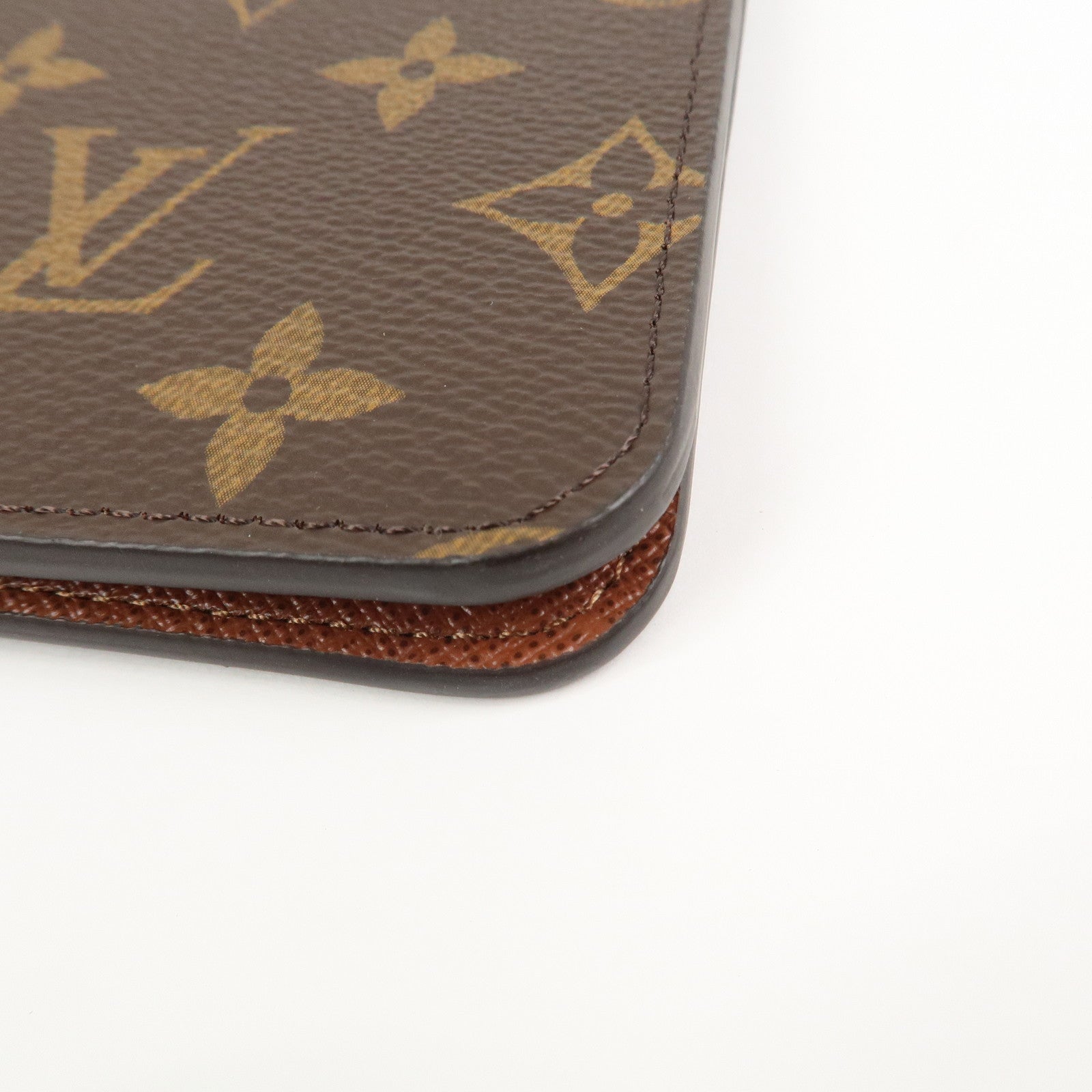 Louis Vuitton Monogram Agenda Bureau Planner Cover Brown R20100