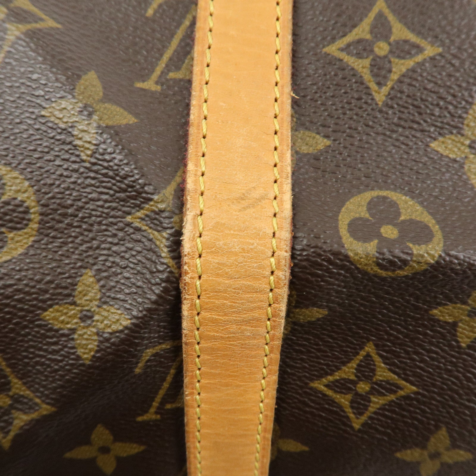 Louis Vuitton Monogram Sac Souple 35 Boston Bag Brown M41626