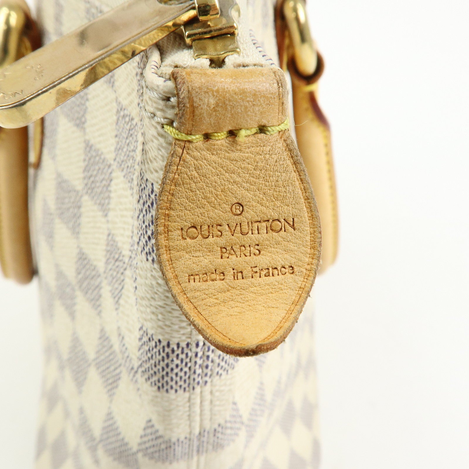 Louis Vuitton Damier Azur Saleya PM Tote Bag Hand Bag N51186