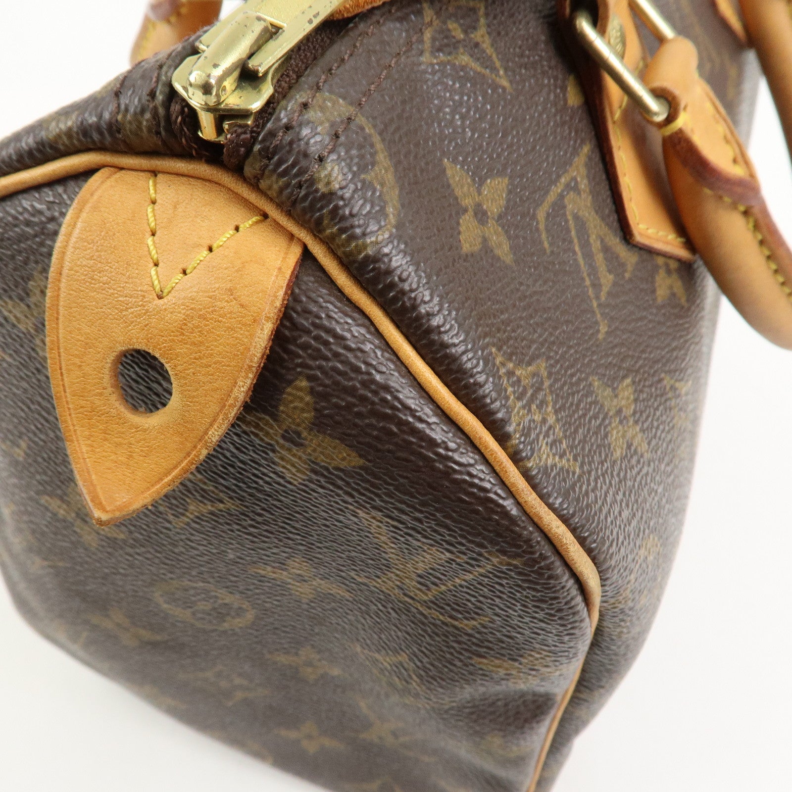 Louis Vuitton Monogram Speedy 25 Boston Bag Hand Bag Brown M41528