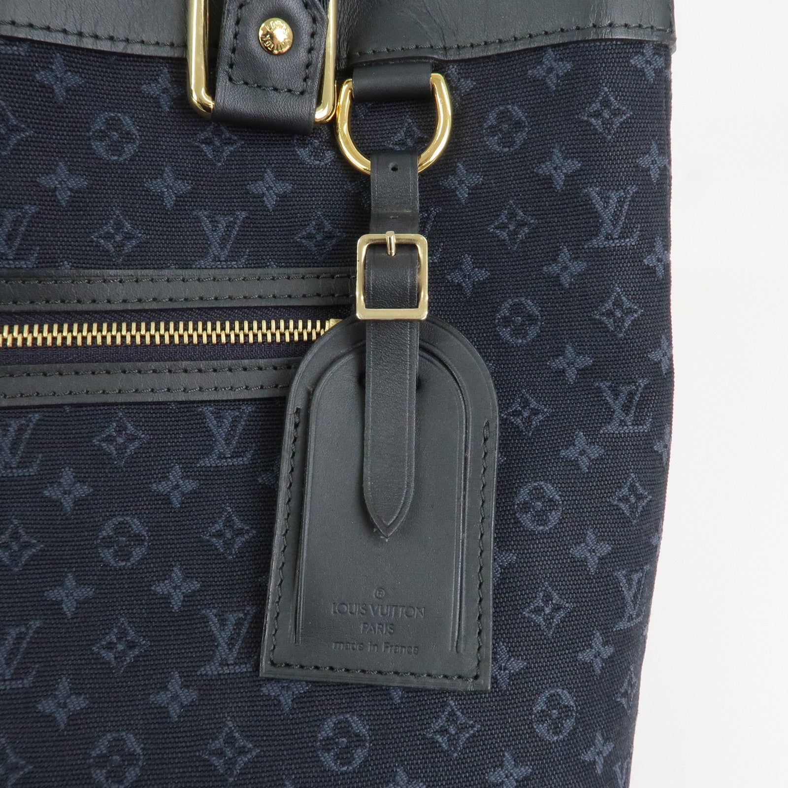 Louis Vuitton Monogram Mini Canvas Lucille GM Tote Bag Blue M92679