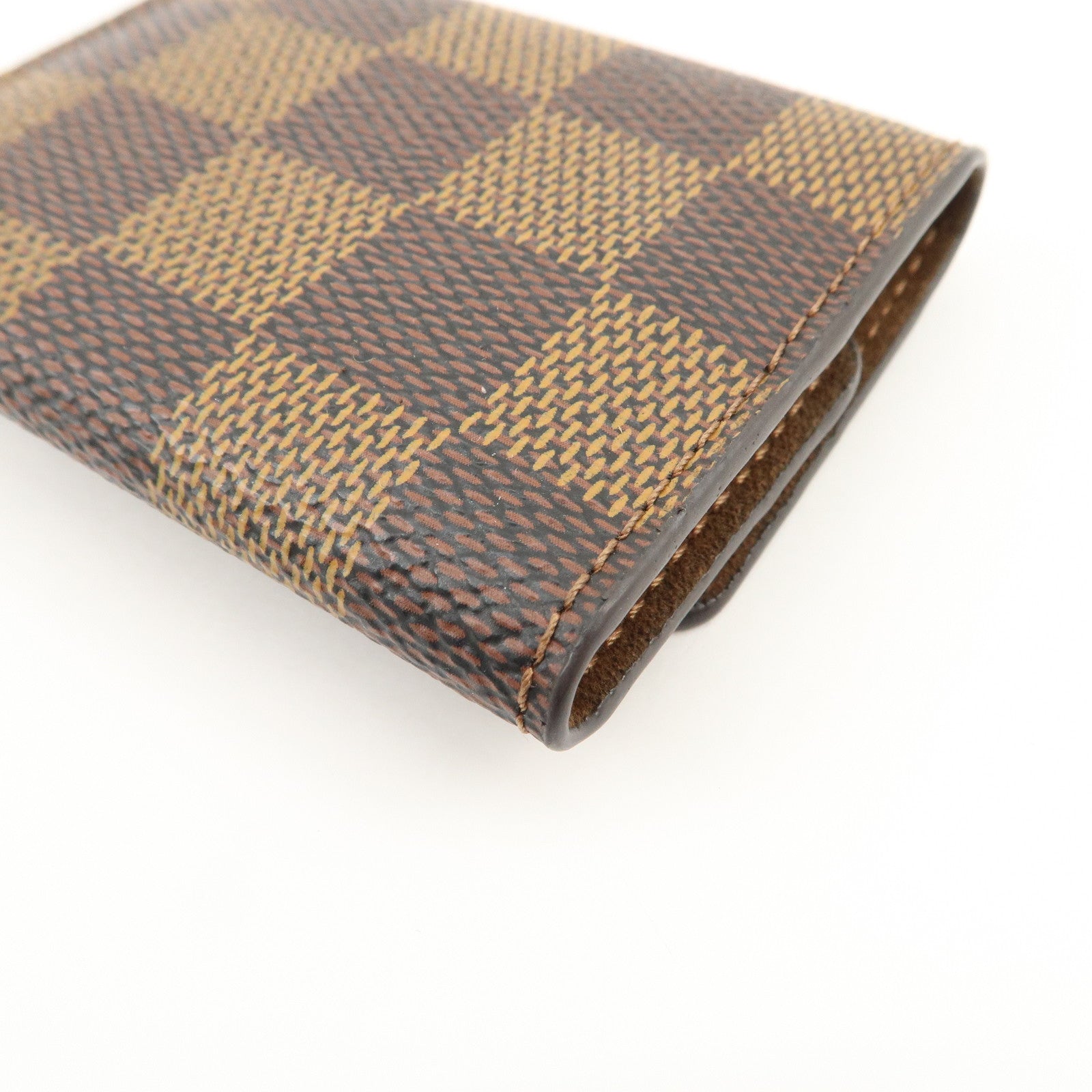 Louis Vuitton Damier Cufflinks Case Damier Ebene M64681
