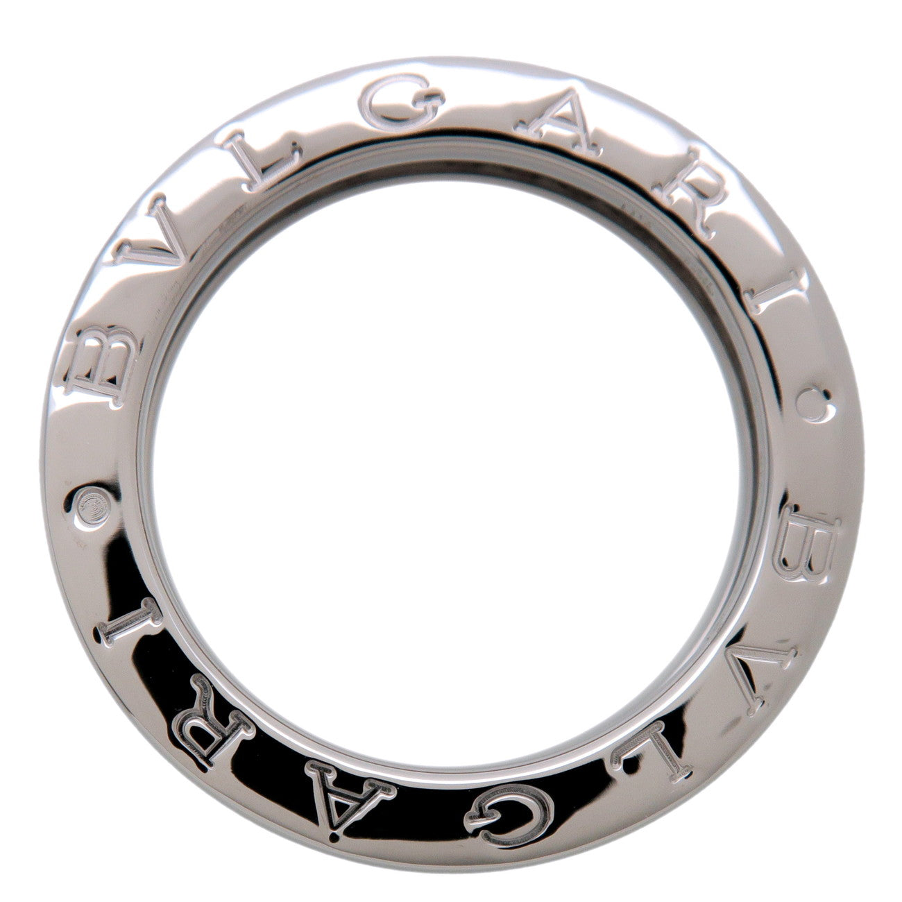 BVLGARI B-zero1XS 1 Band Diamond Ring K18 750WG #50 US5-5.5