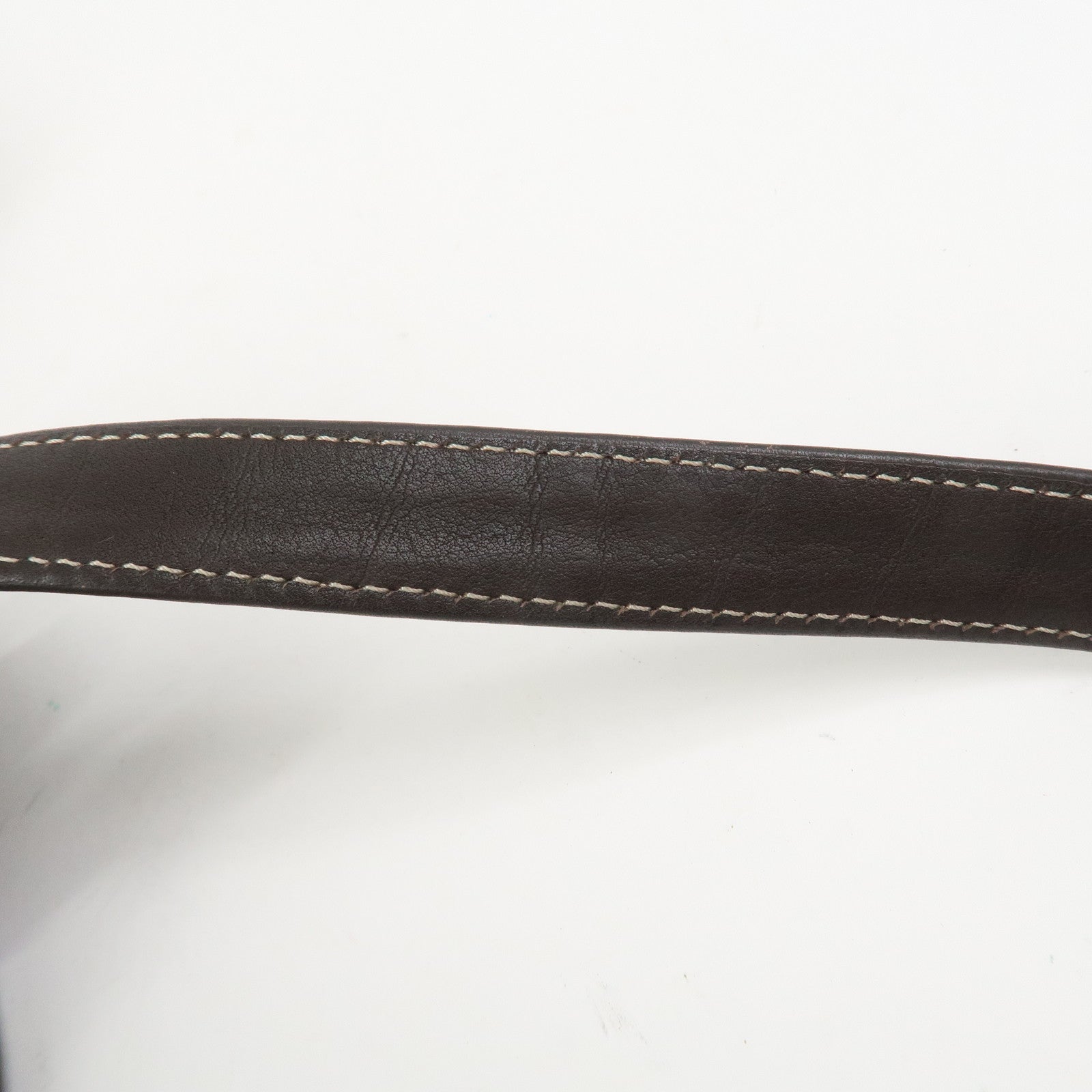 LOEWE Anagram Amazona 40 Suede Leather 2Way Bag Hand Bag Brown