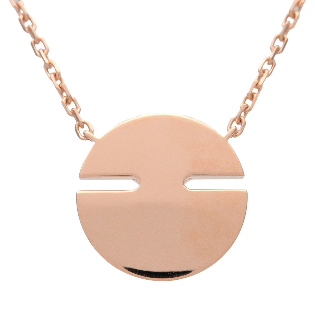 CHAUMET Jeux de Liens Harmony Diamond Necklace Small 750PG 084998