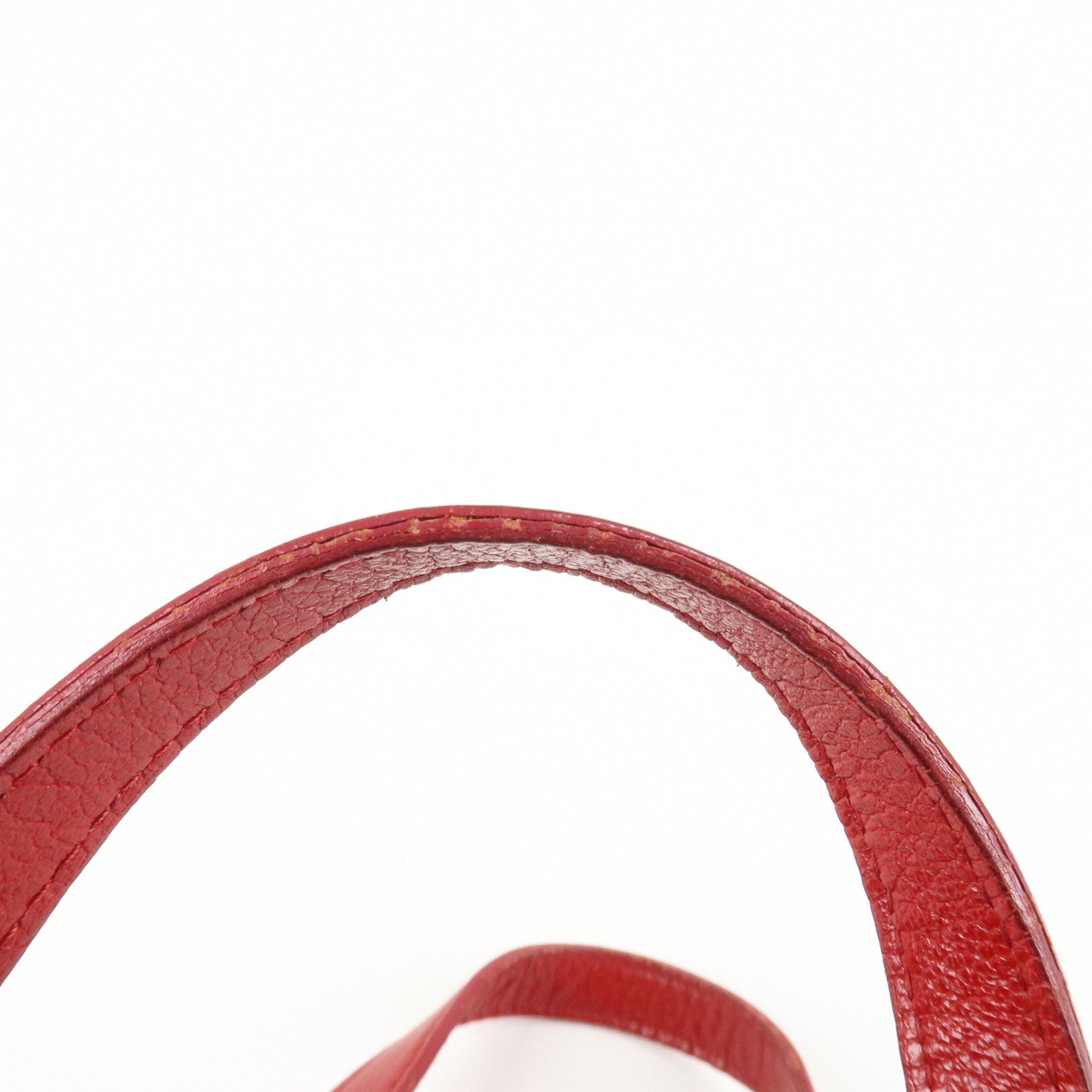 Christian Dior Rasta Line Trotter PVC Leather Tote Bag Hand Bag Brown Used