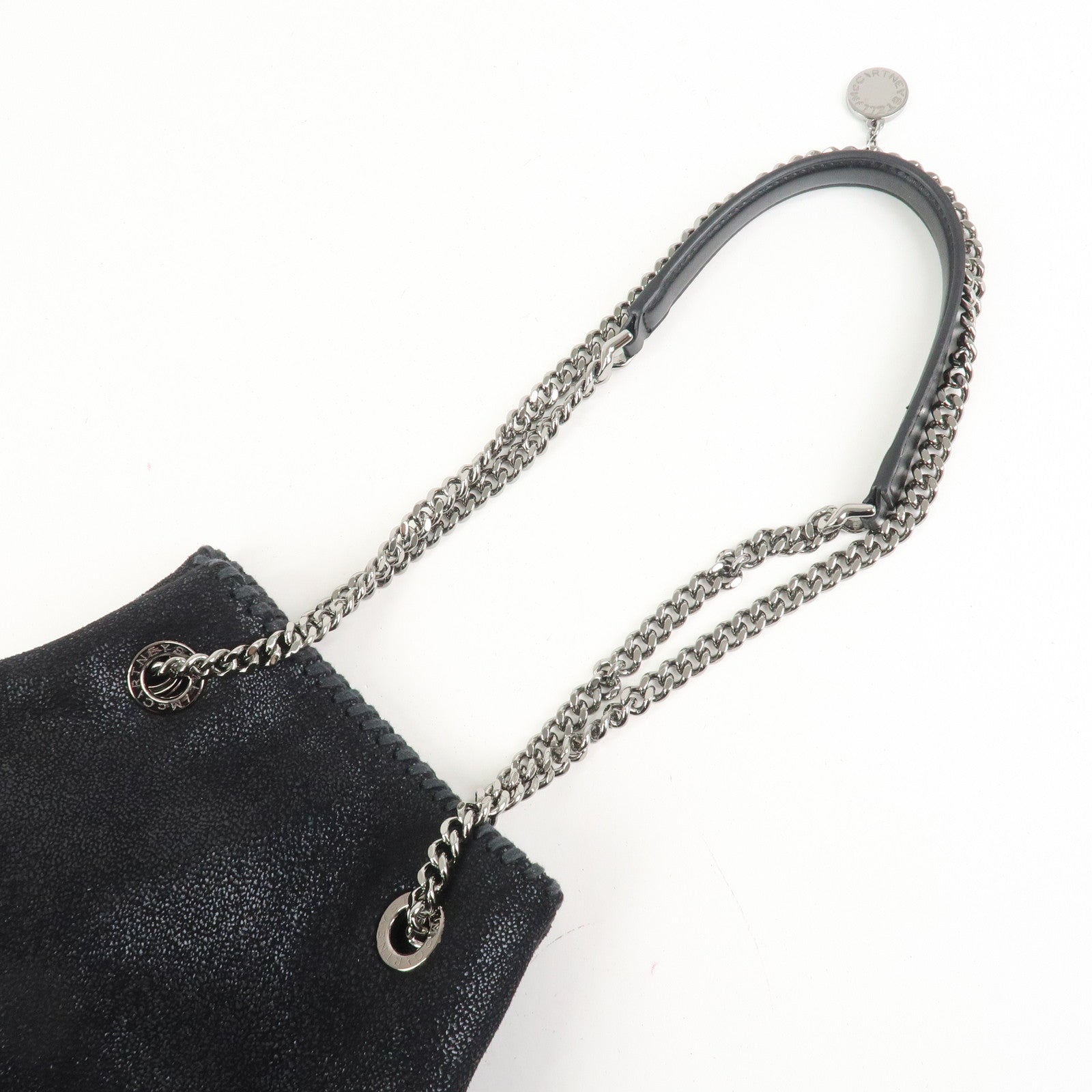STELLA MCCARTNEY Falabella Polyester Leather Shoulder Bag Black