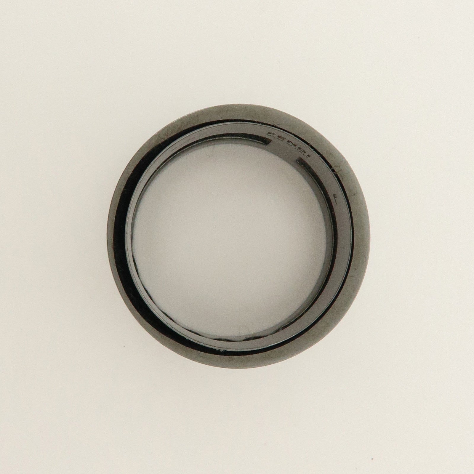 FENDI Monster Metal Ring Black Silver US11.5 EU66 HK26 Size L