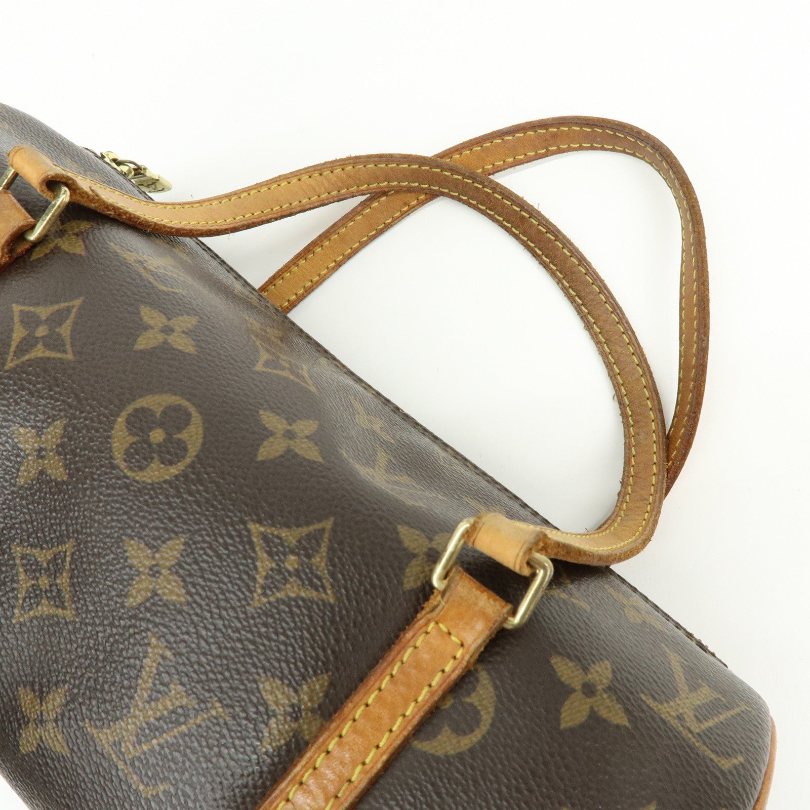 Louis Vuitton Monogram Papillon 26 Hand Bag Brown M51386