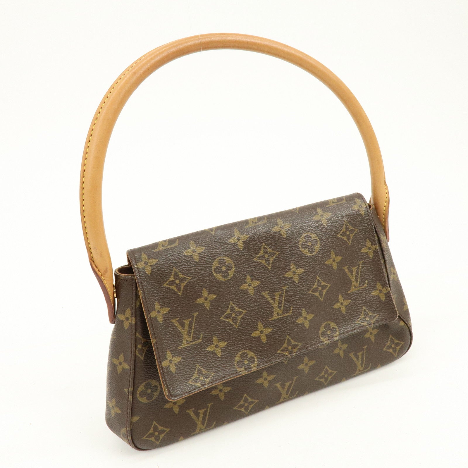 Louis Vuitton Monogram Mini Looping Shoulder Bag Brown M51147