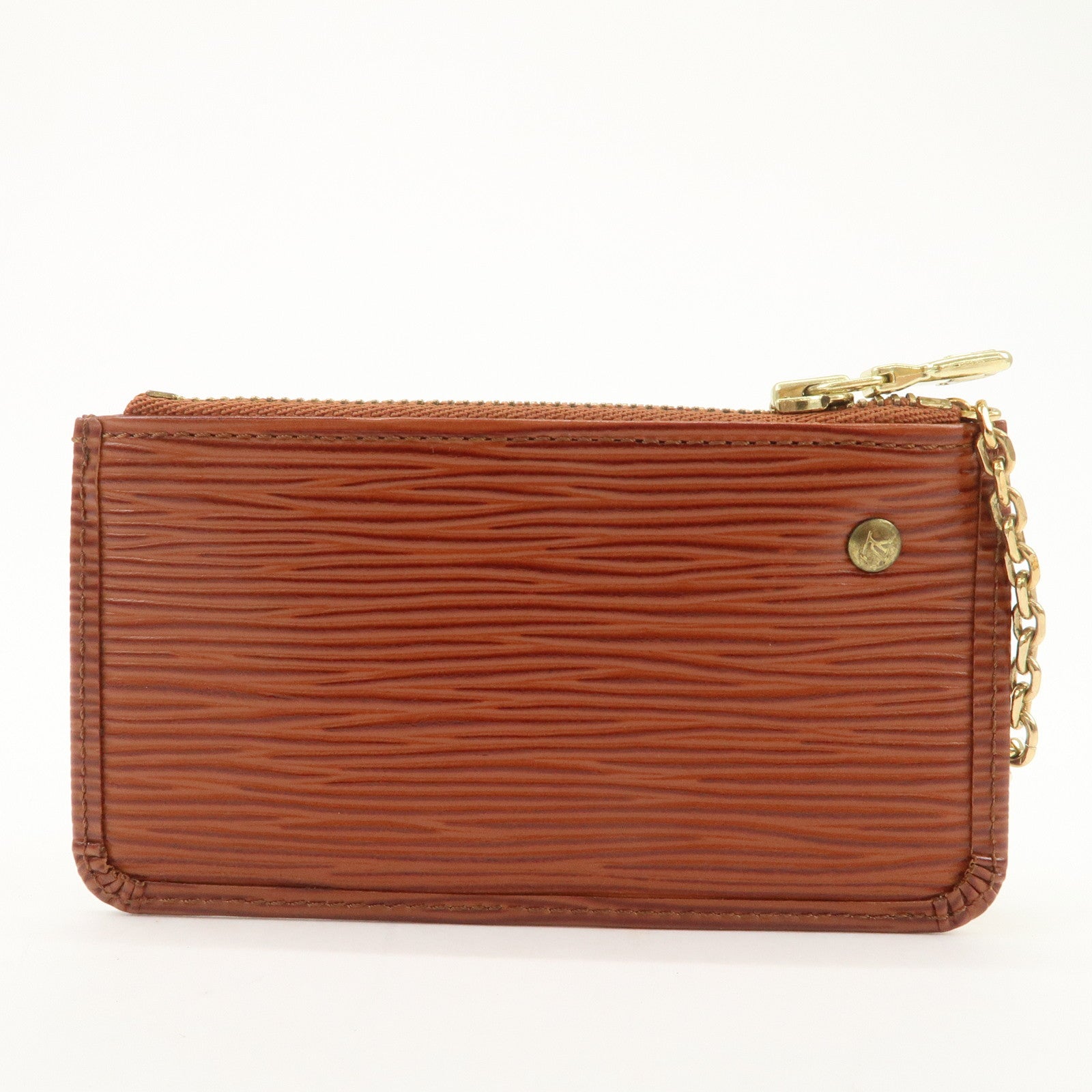 Louis Vuitton Epi Pochette Cles Coin Case Kenya Brown M63803