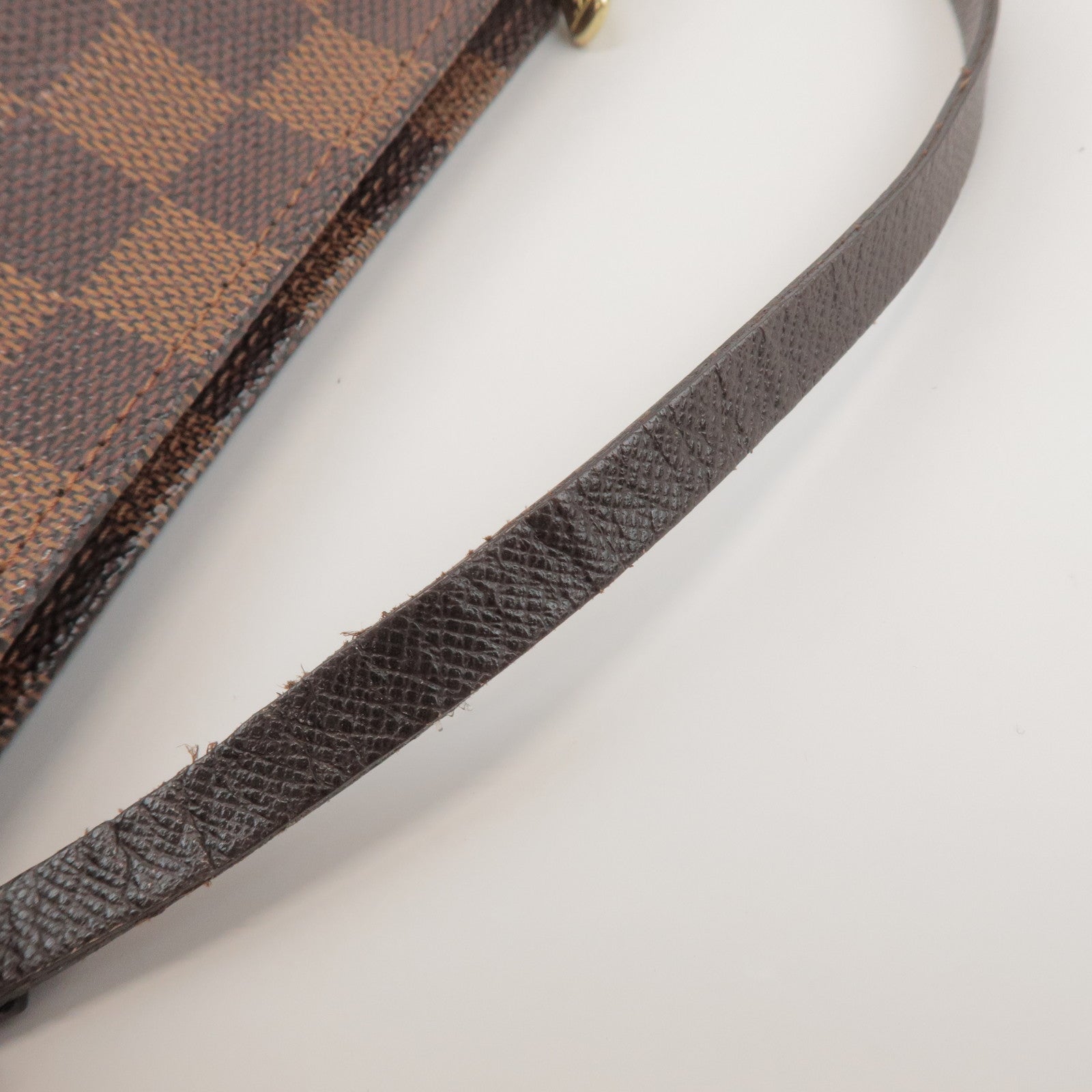Louis Vuitton Damier Trousse Makeup Accessory Pouch Brown N51982