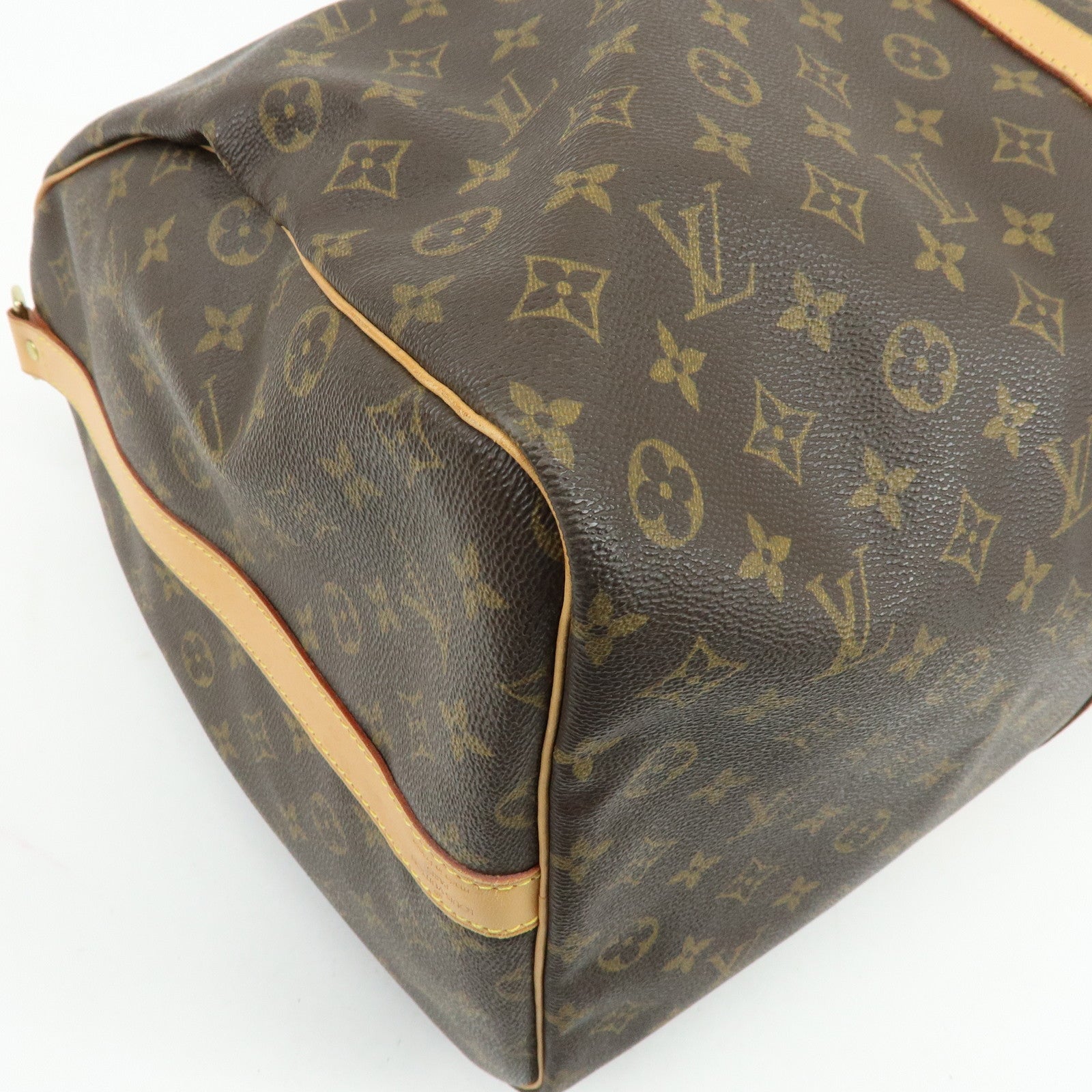Louis Vuitton Monogram Keep All Bandouliere 60 Boston Bag M41412