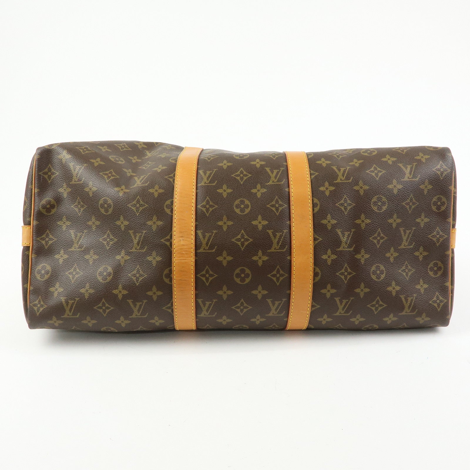 Louis Vuitton Monogram Keep All Bandouliere 50 Boston Bag M41416