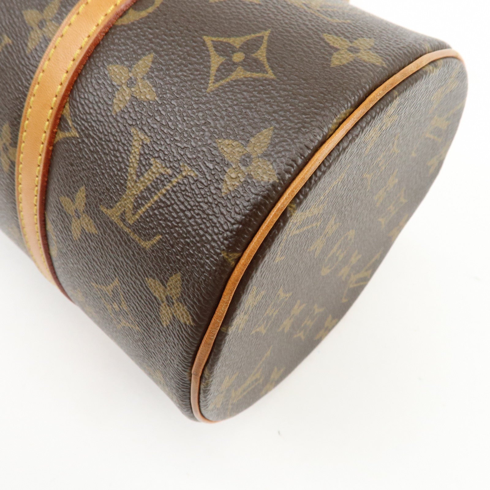 Louis Vuitton Monogram Papillon 30 Hand Bag Brown M51385