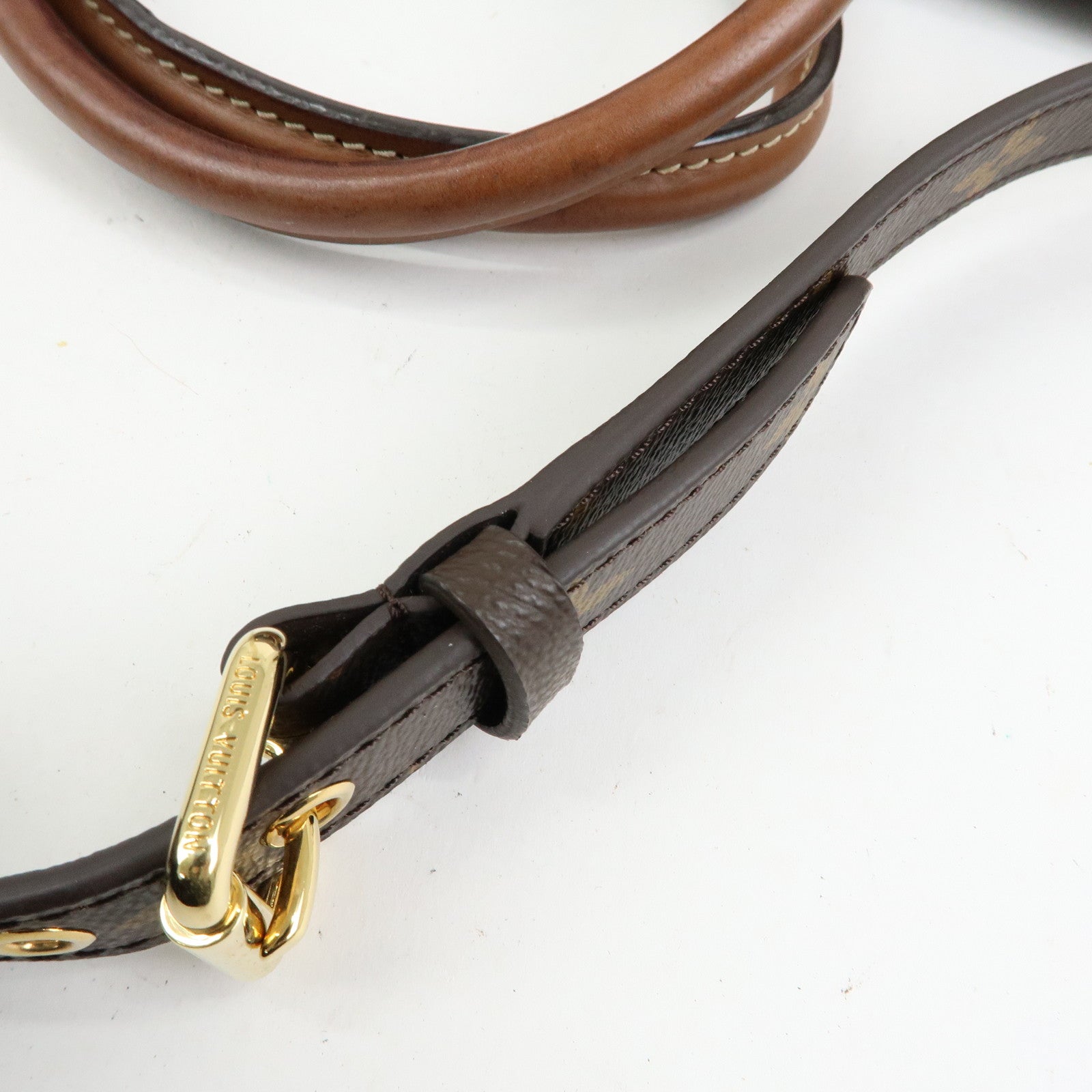 Louis Vuitton Monogram Pallas 2Way Bag Hand Bag Brown Noir M41064