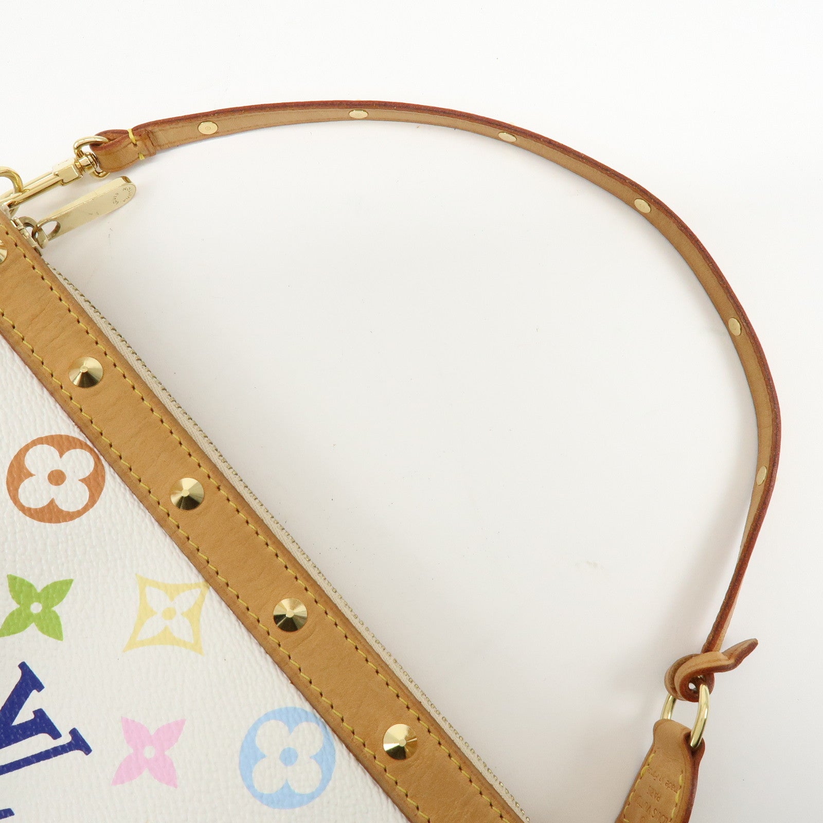 Louis Vuitton Monogram Multicolor Pochette Accessoires Blanc M92649