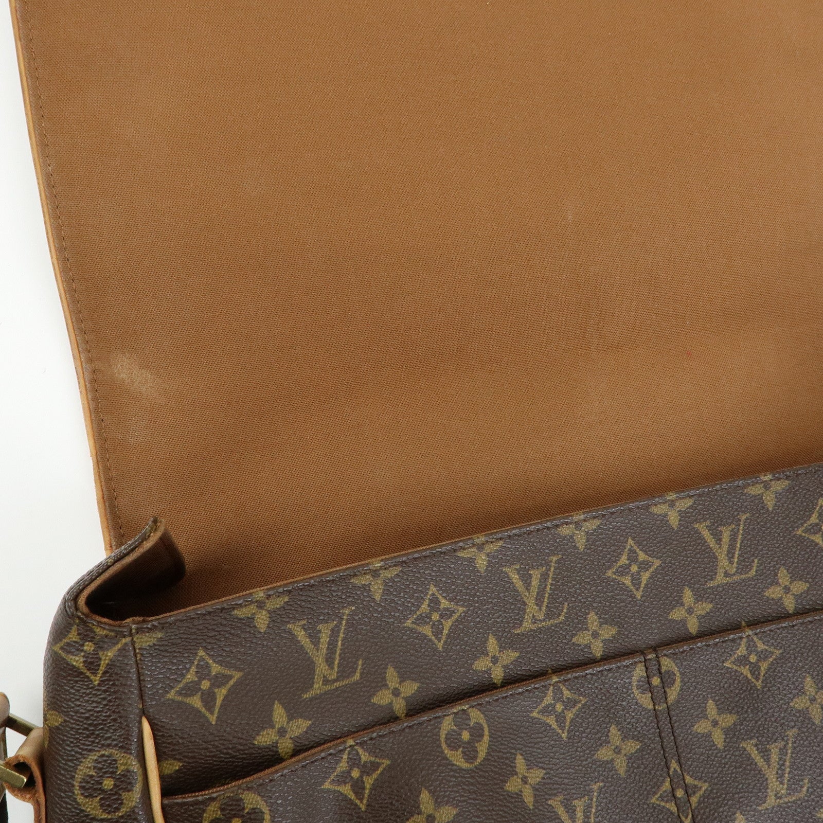 Louis Vuitton Monogram Abbesses Messenger Bag Brown M45257