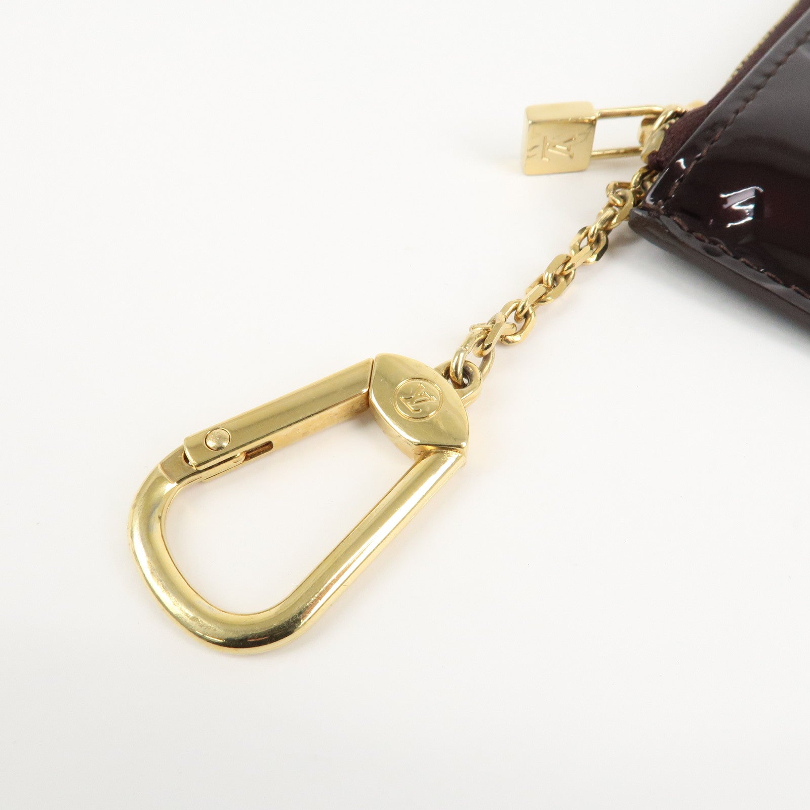 Louis Vuitton Monogram Vernis Pochette Cles Coin Case Key Case M93518 Used