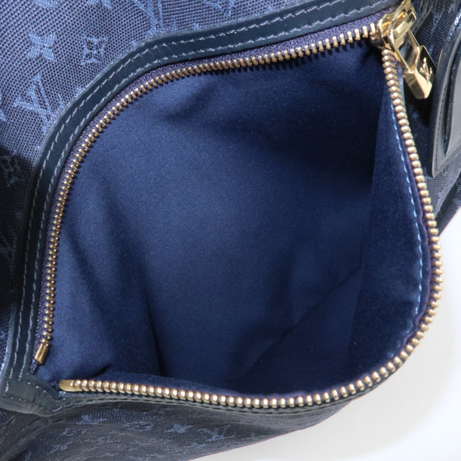 Louis Vuitton Monogram Mini Canvas Lucille GM Tote Bag Blue M92679