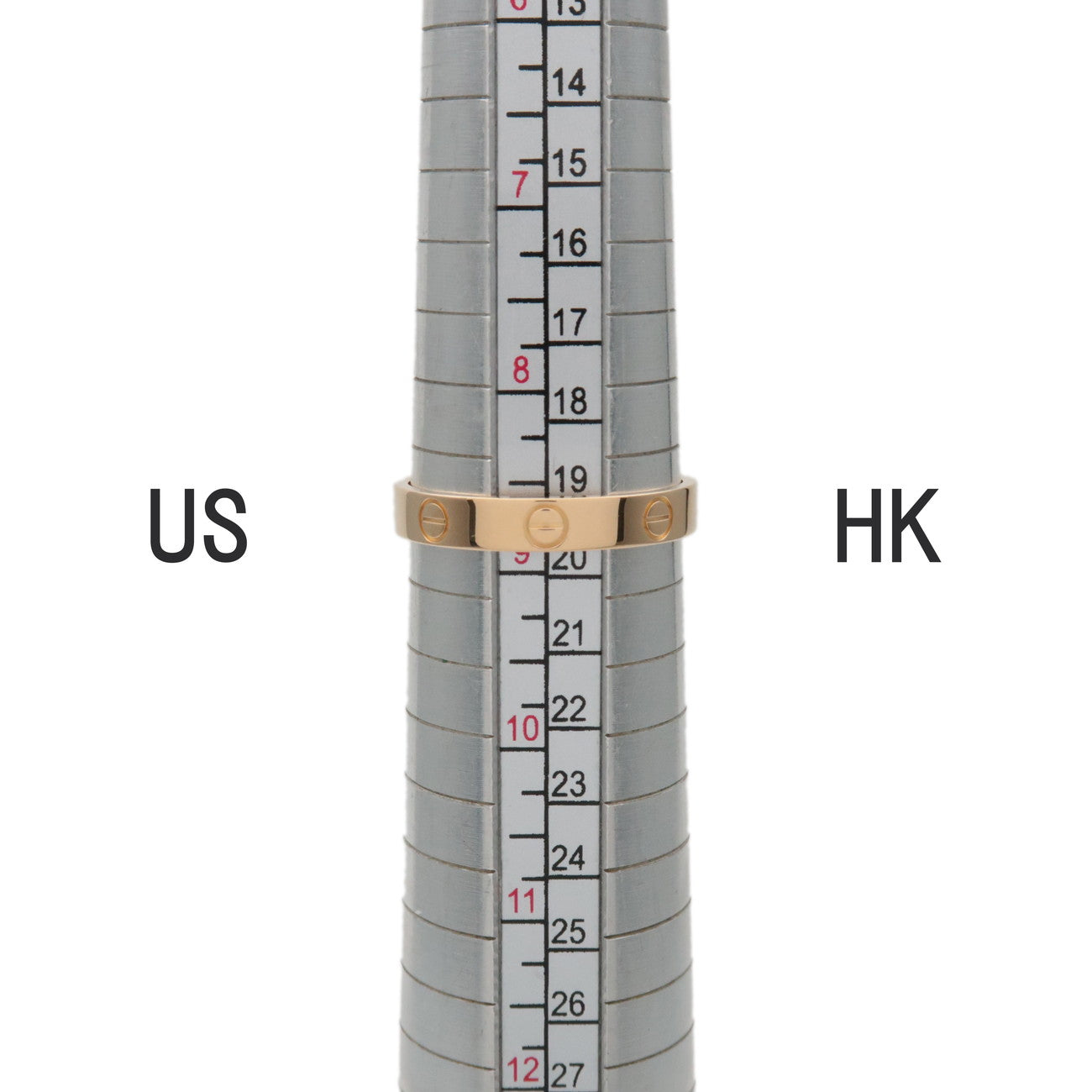 Cartier Mini Love Ring K18 750YG Yellow Gold #59 US8.5-9 EU59