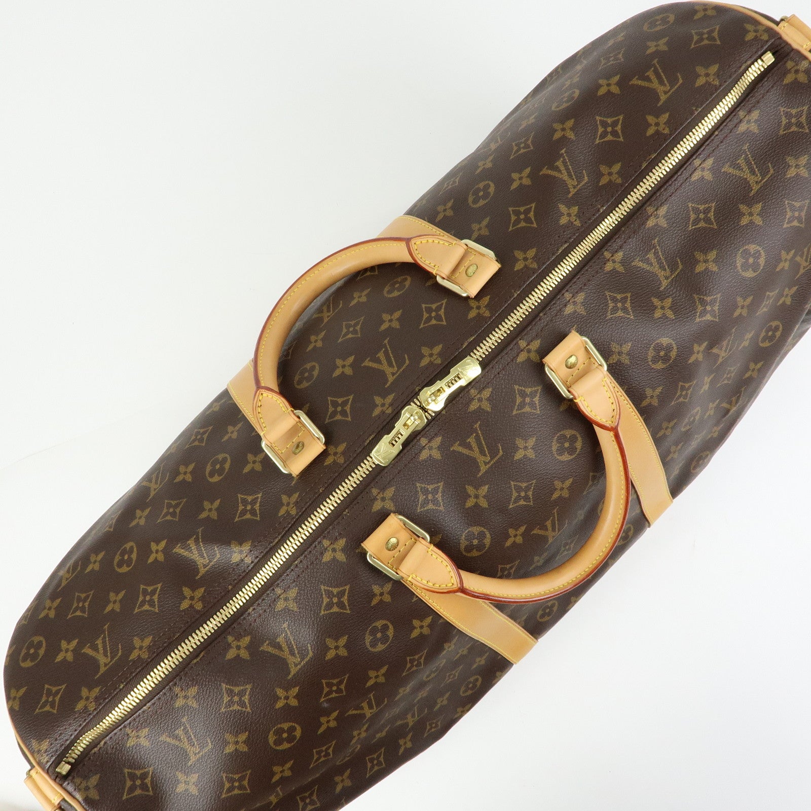 Louis Vuitton Monogram Keep All Bandouliere 60 Boston Bag M41412