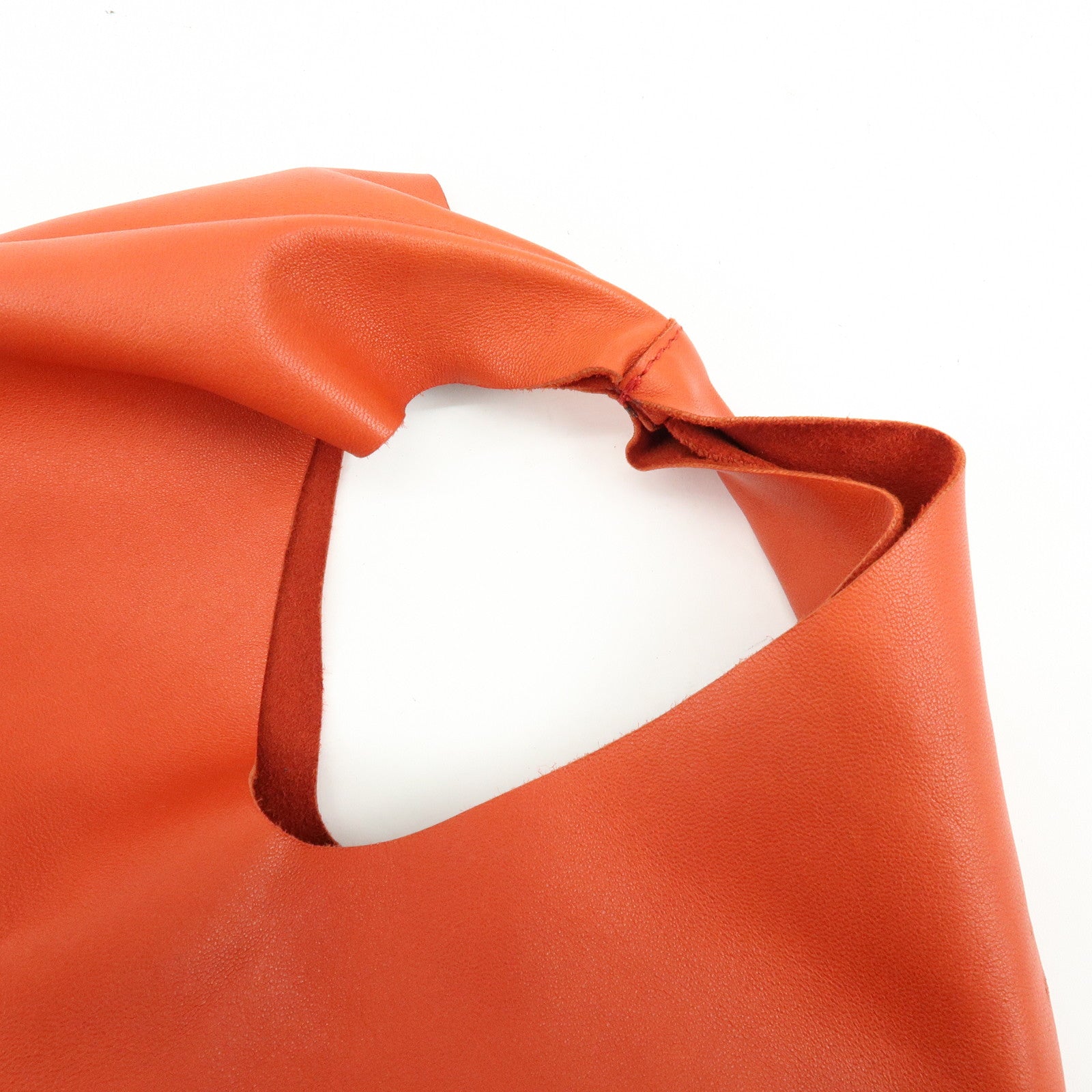 THE ROW Small Bindle Cowhide Leather Hand Bag Orange W1682L628