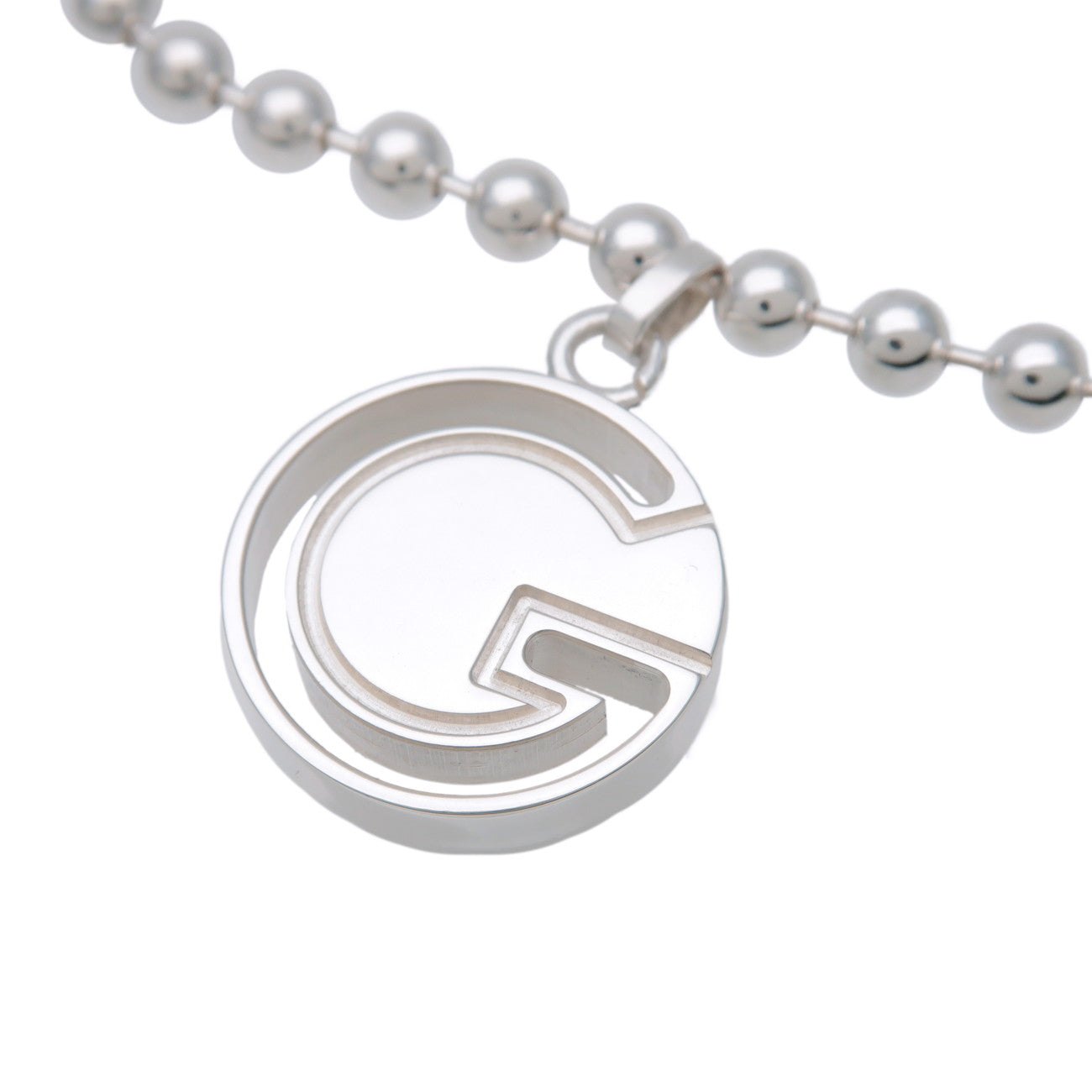 GUCCI Ball Chain Bracelet 16 SV925 Silver