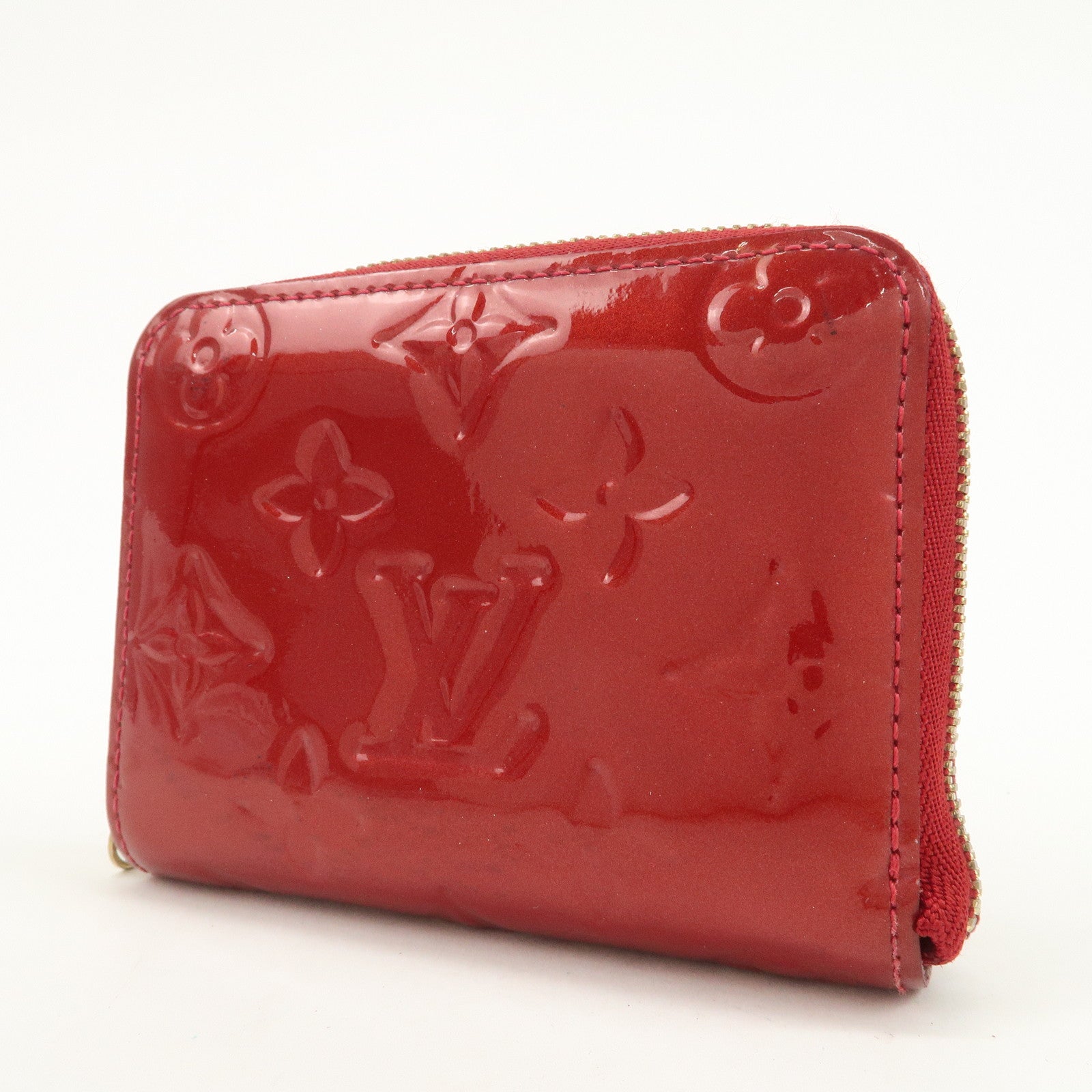 Louis Vuitton Monogram Vernis Zippy Coin Purse Pomme d'Amour M93608
