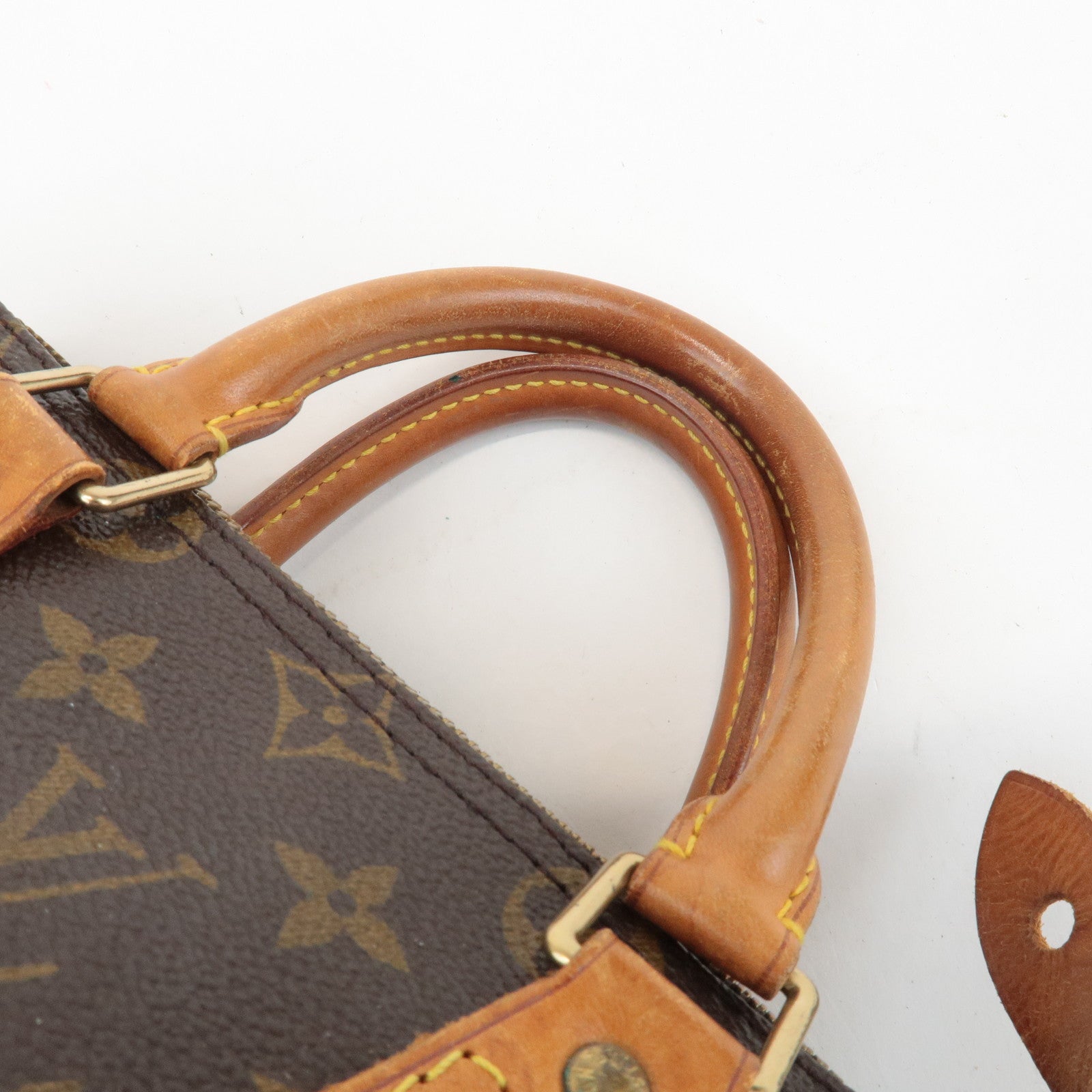 Louis Vuitton Monogram Speedy 25 Hand Bag Boston Bag Brown M41528 Used