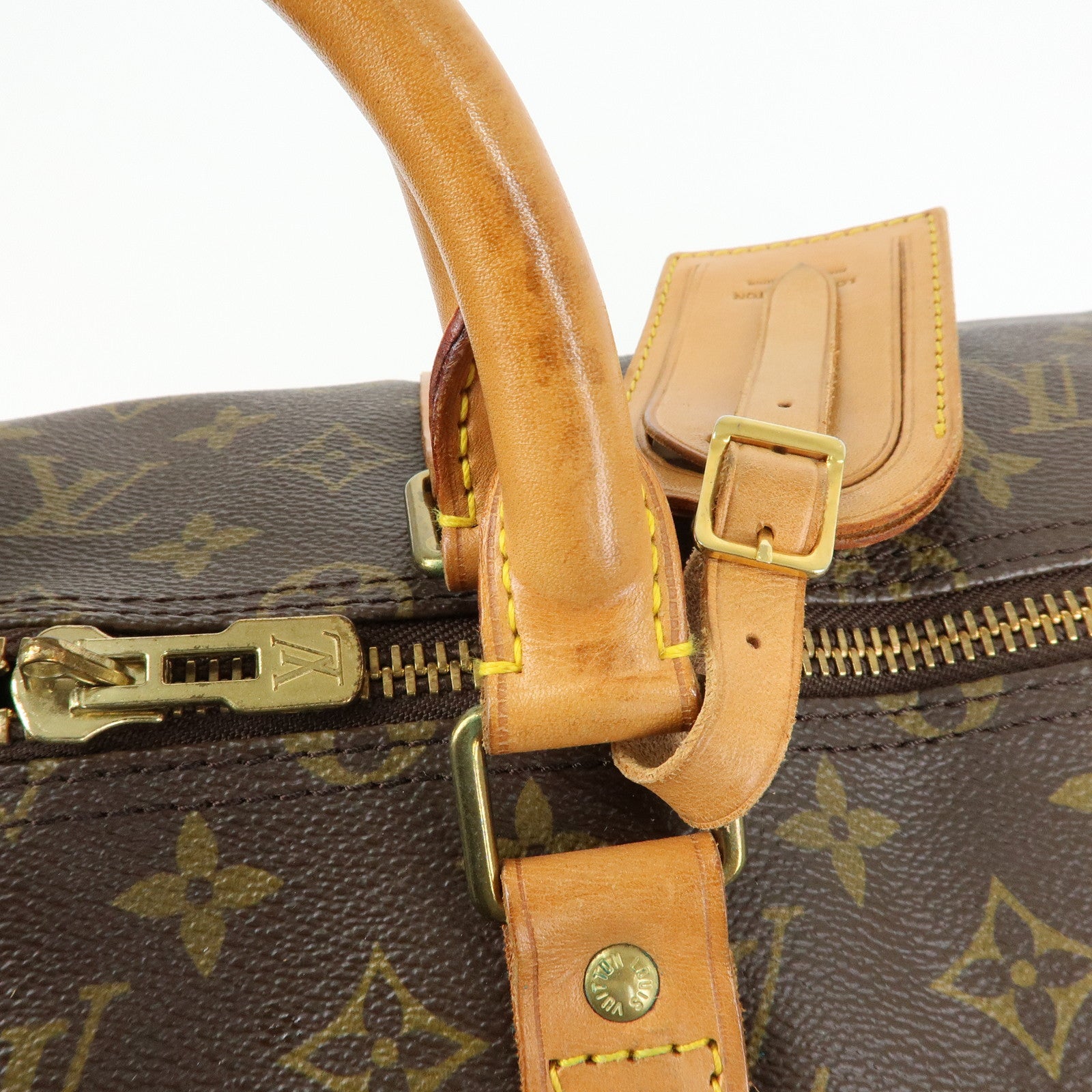 Louis Vuitton Monogram Keep All Bandouliere 55 Boston Bag M41414