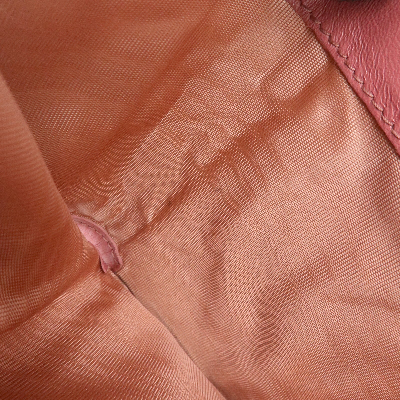 Christian Dior Cannage Patent Leather Bi-fold Compact Wallet Pink