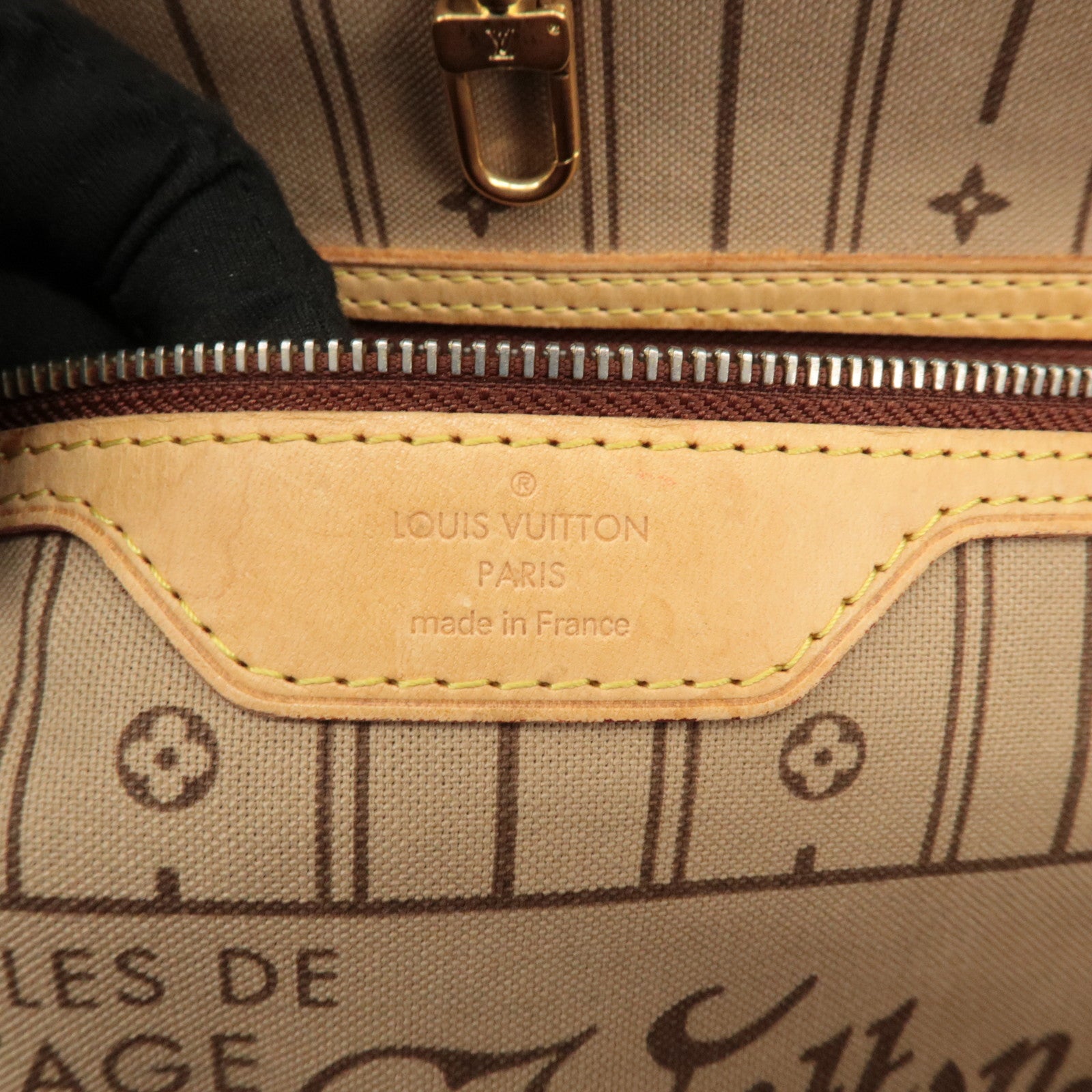 Louis Vuitton Monogram Neverfull GM Tote Bag Brown M40157 Used