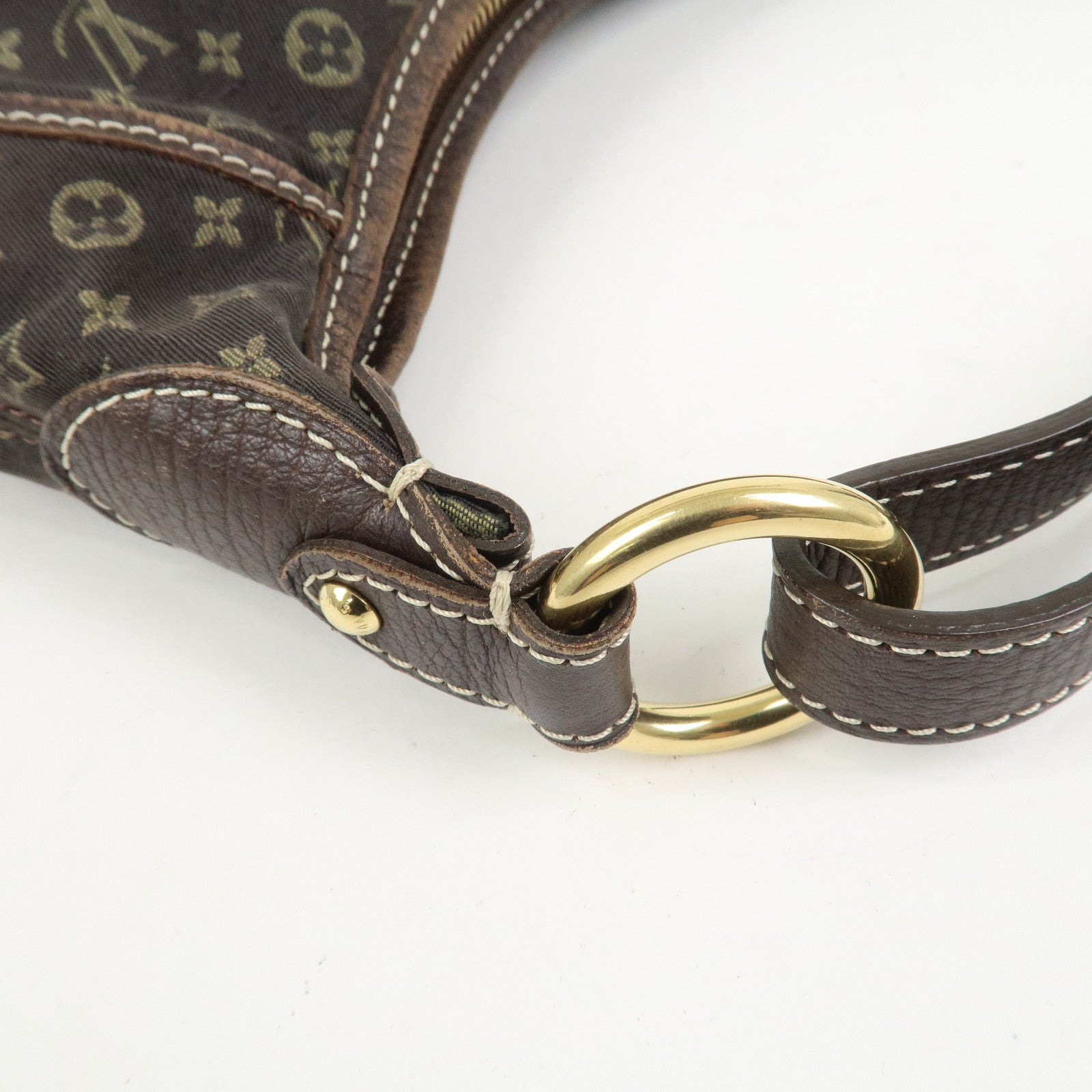 Louis Vuitton Monogram Mini Lin Manon PM Shoulder Bag Ebene M95621