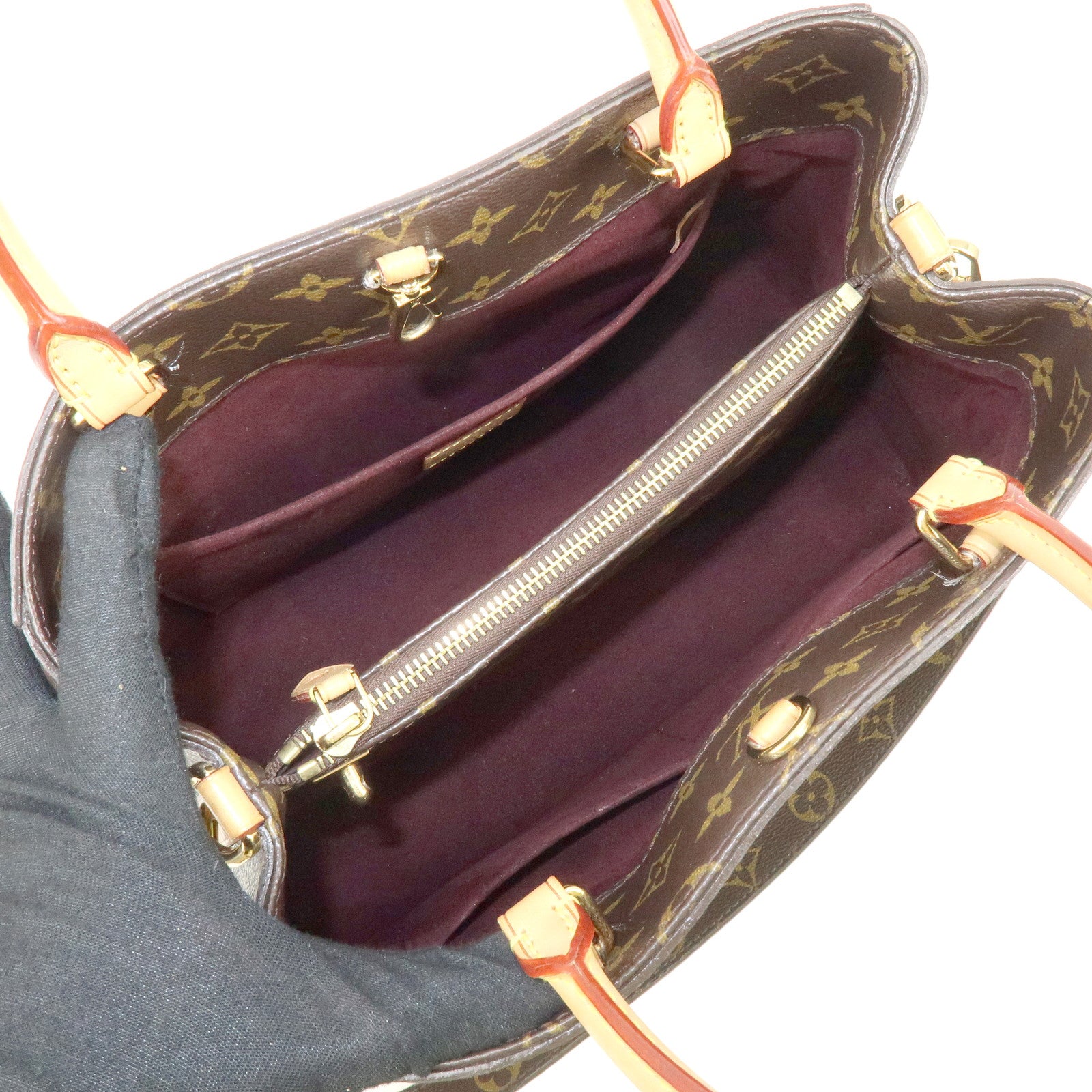 Louis Vuitton Monogram Montaigne MM 2Way Bag Hand Bag M41056