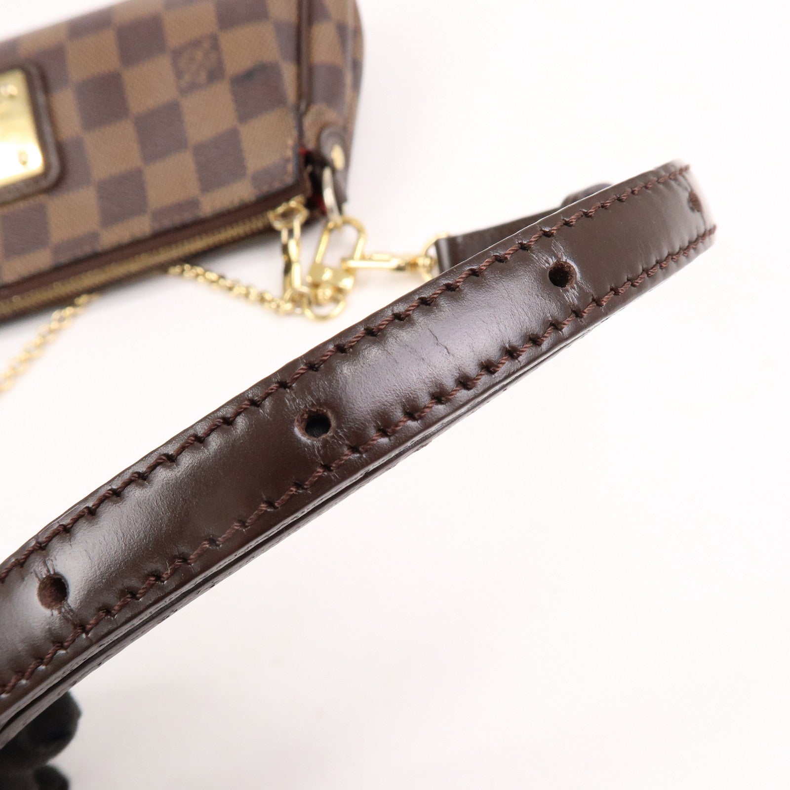 Louis Vuitton Damier Eva 2Way Hand Shoulder Bag Damier Ebene N55213